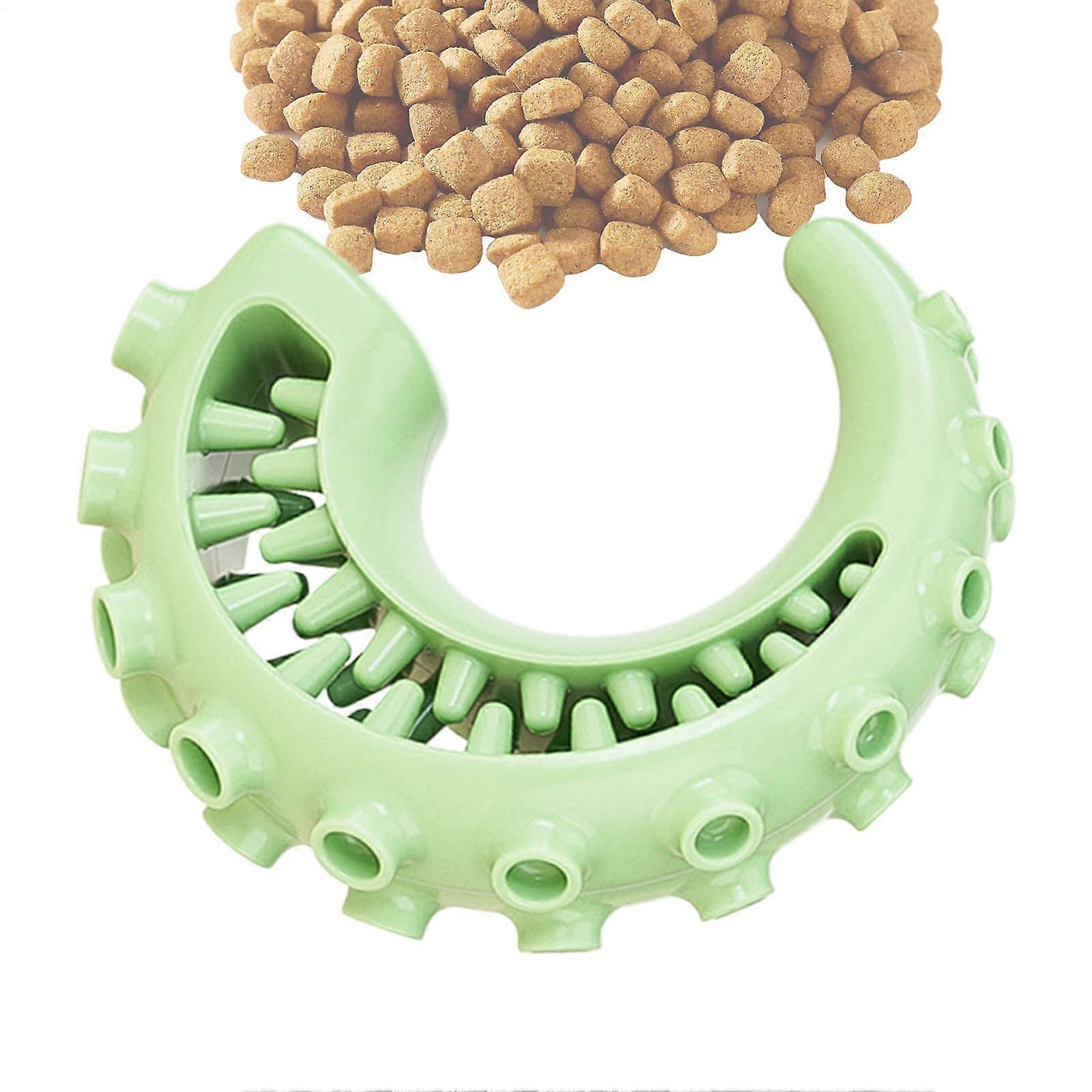 Dog Chew Toy, Squid Tentacle Chew with Hollow Structure Dental Cleaning Tool with Hollow Structure Pet Supplies for Indoor Play Boredom Relief Green