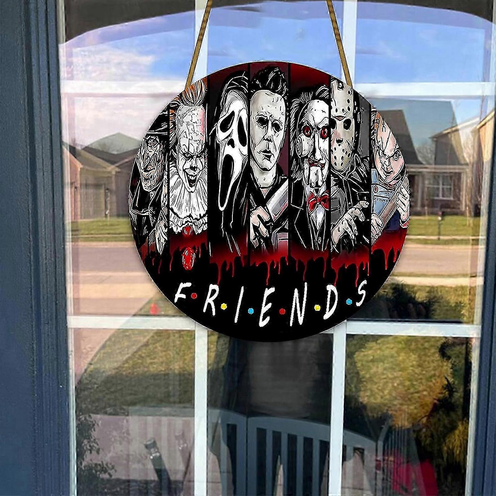 正面玄関のハロウィーンの歓迎サイン、ホームレストランの正面玄関ポーチの装飾