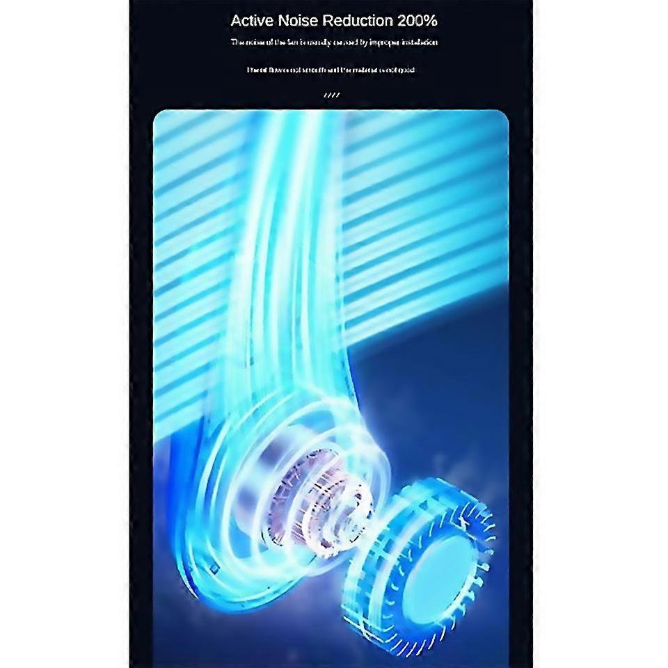 لتعليق مروحة الرقبة اللاسلكية المحمولة مبرد الهواء مراوح كهربائية ، ب أخضر