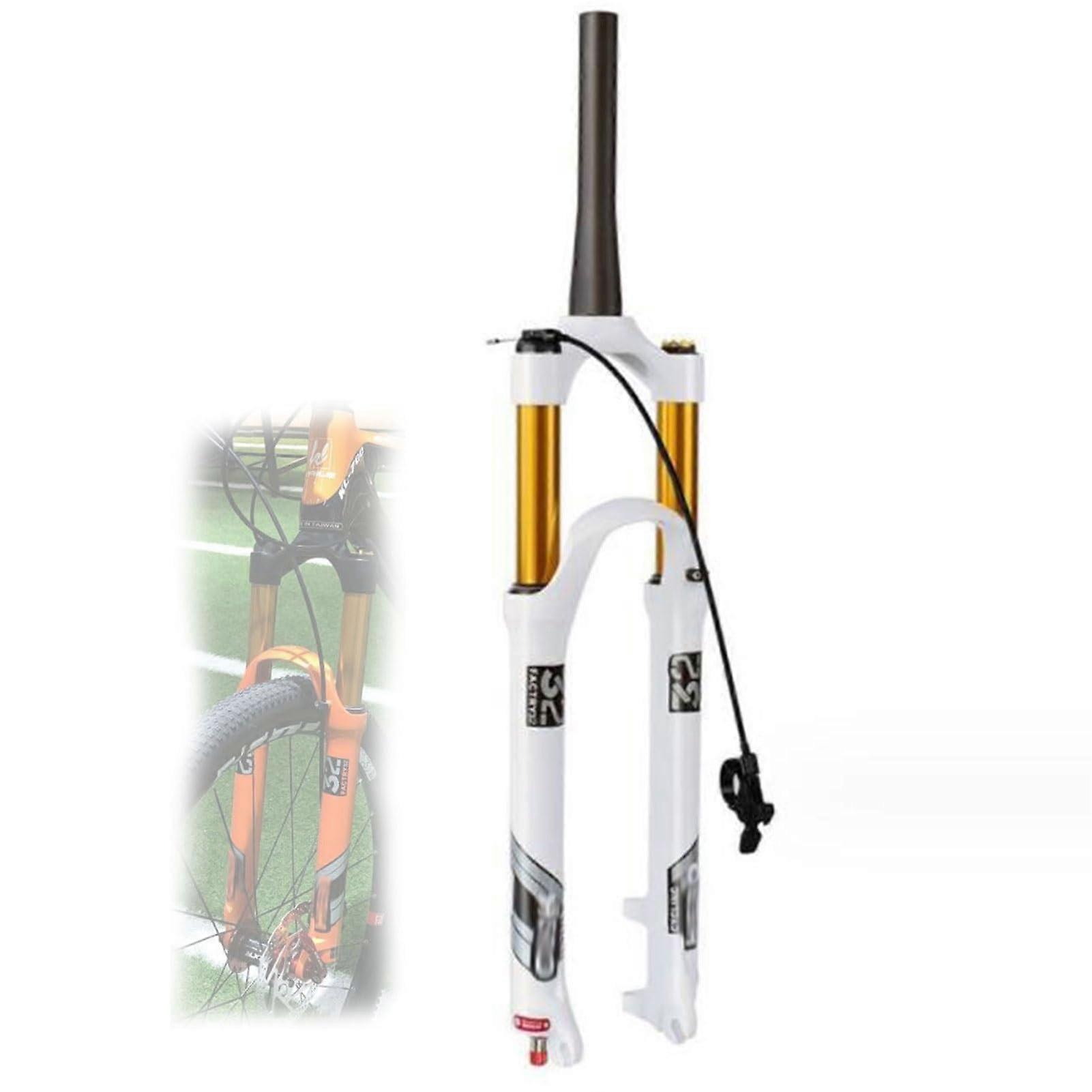 شوكات MTB خفيفة الوزن من سبائك MTB ، قرص 26 بوصة ، سفر 120 مم ، قفل عن بعد مدبب