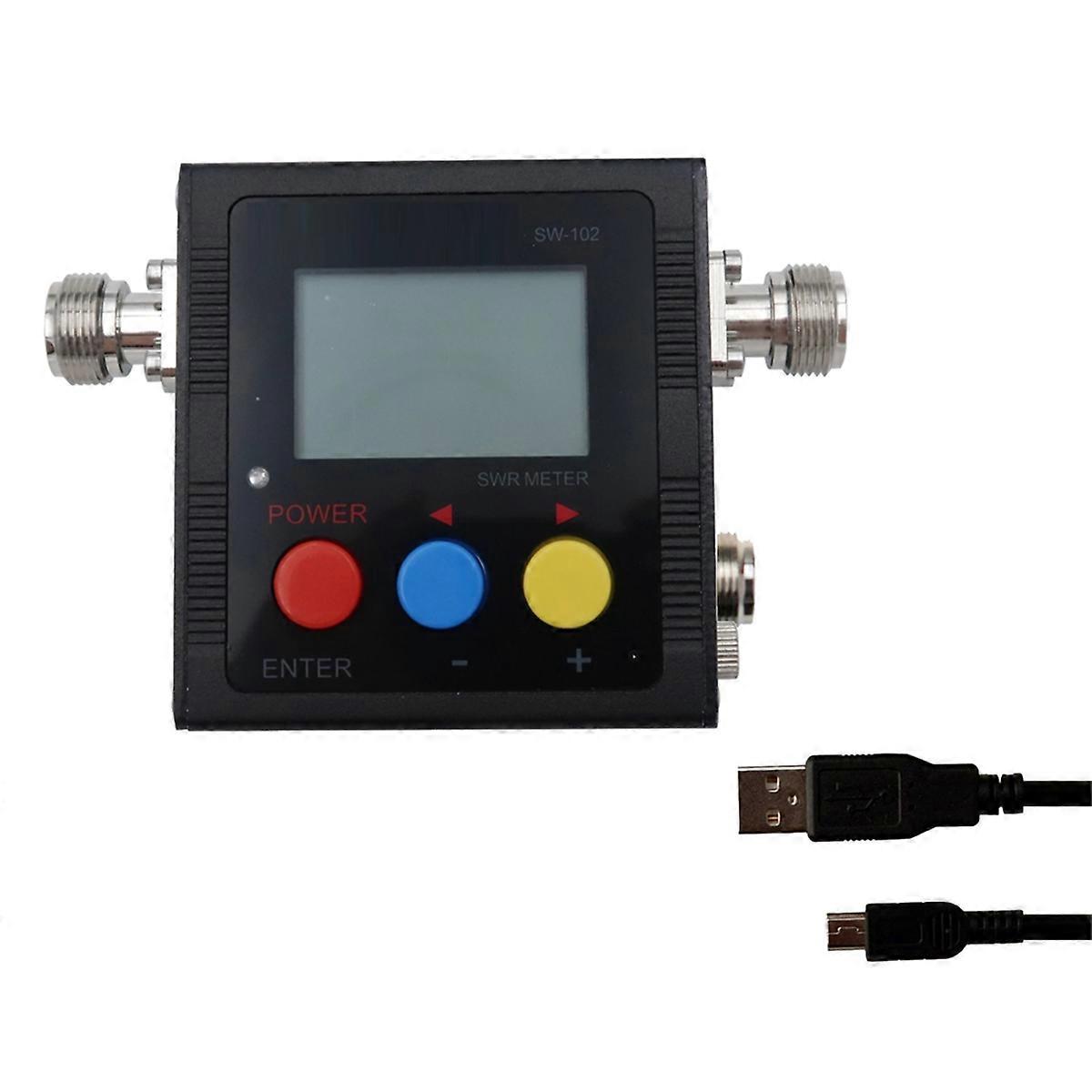 SW-102S Digital 125-525Mhz SO239 Connector Power & SWR Meter EU PLug