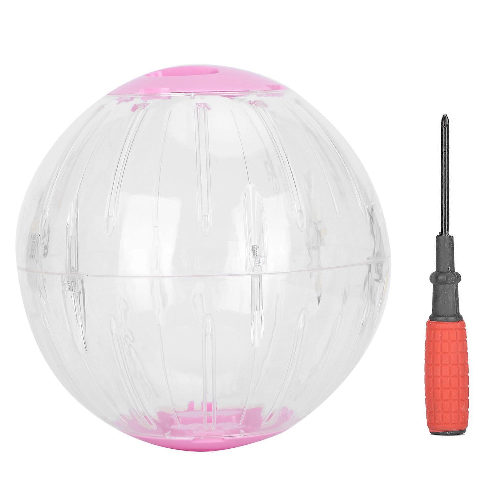 Pet Golden Hamsters Exercise Ball Toy Running Machine Transparent Jogging Ball 18.5cm