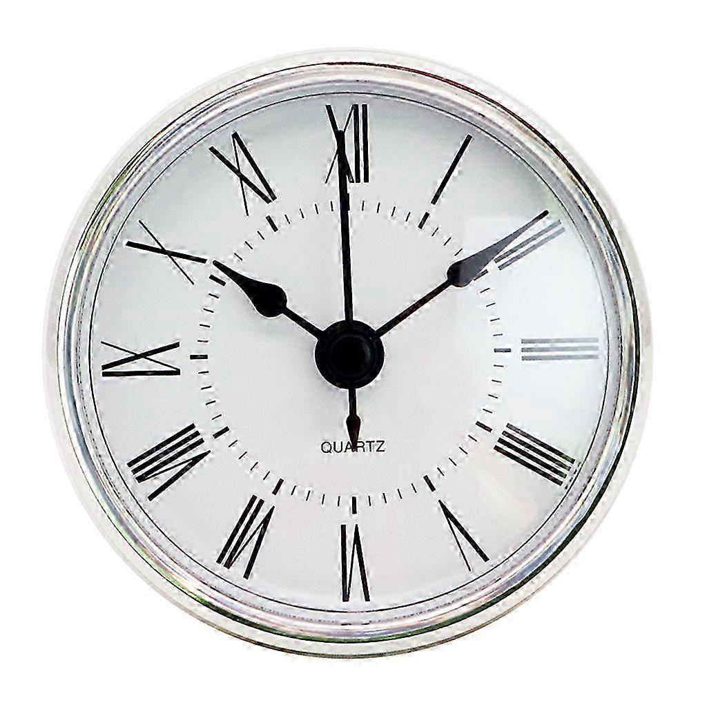 2.8Inch/70mm Classical Clock Quartz Movement Insert Black Metal Clock Round SZRH A-K