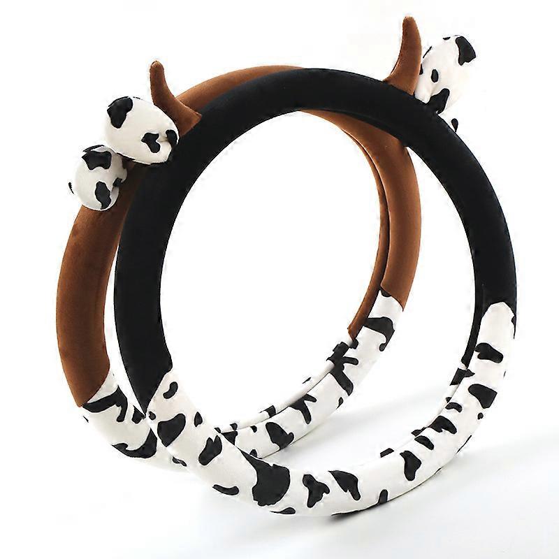 2 Pack Car Steering Wheel Cover Universal Breathable Non-slip