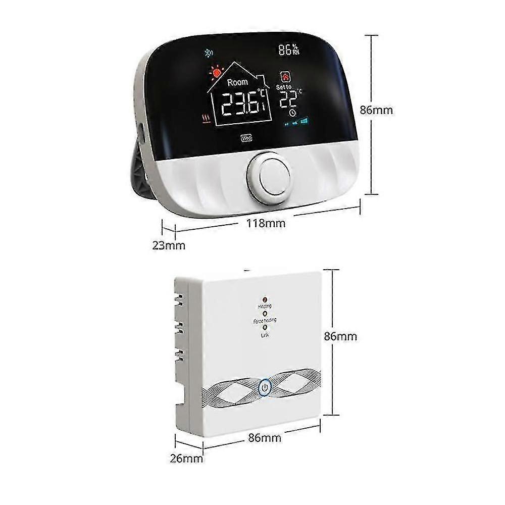 Tuya Wifi Wireless Thermostat Rf433 Programmable Temperature Controller For Room Heating Boiler And