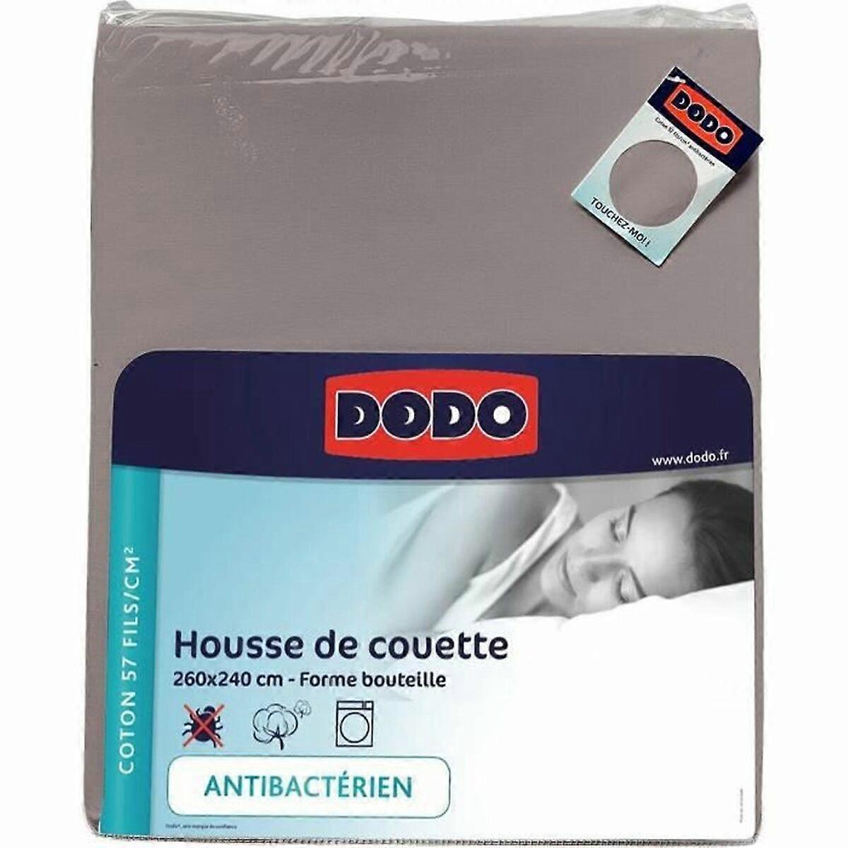 Duvet Cover DODO Antibacterial Taupe 260 x 240 cm