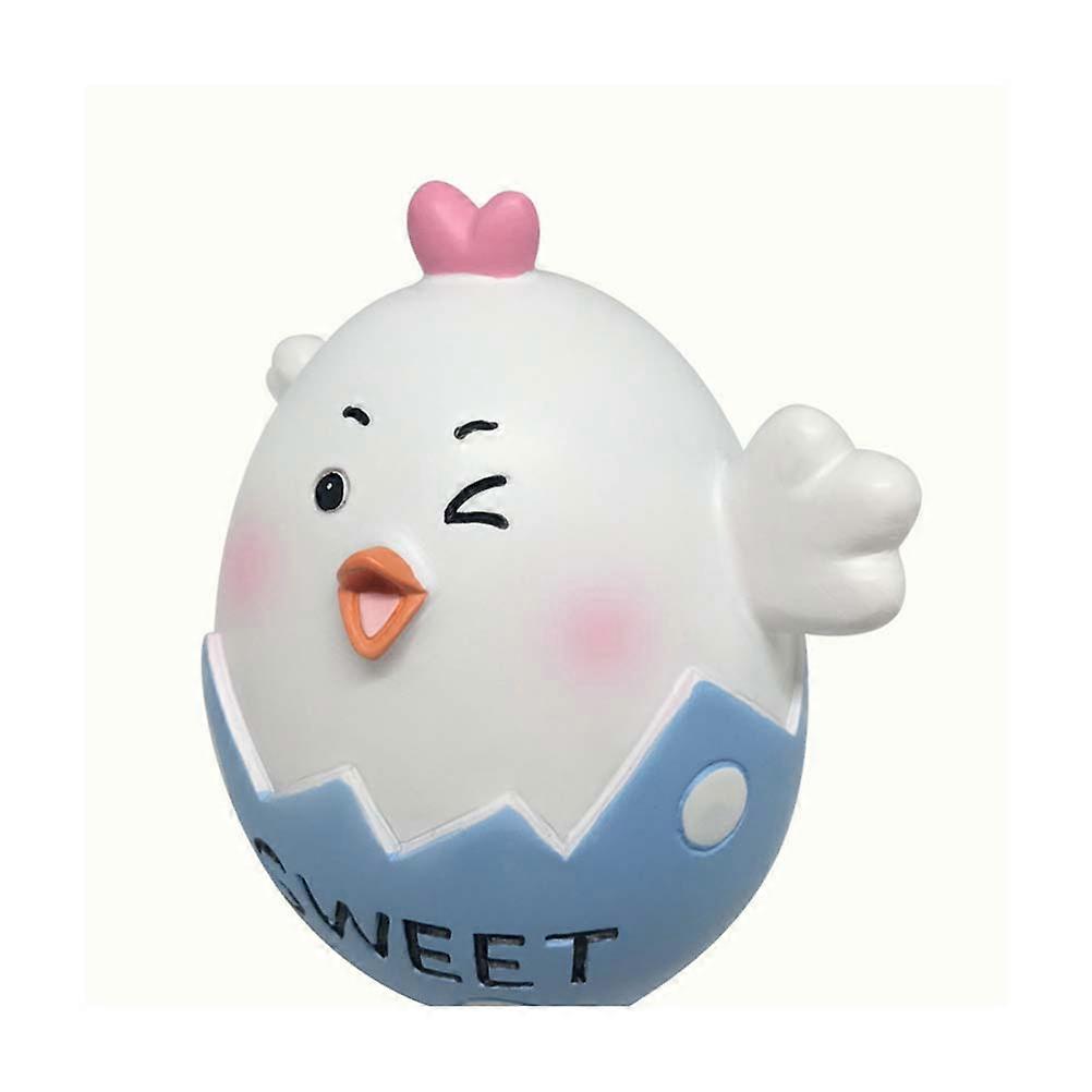 Garden Ornaments Resin Chickens Home Decorations Friends Families Chicken Shape 11.5 x 5 x 7cm 2Pack