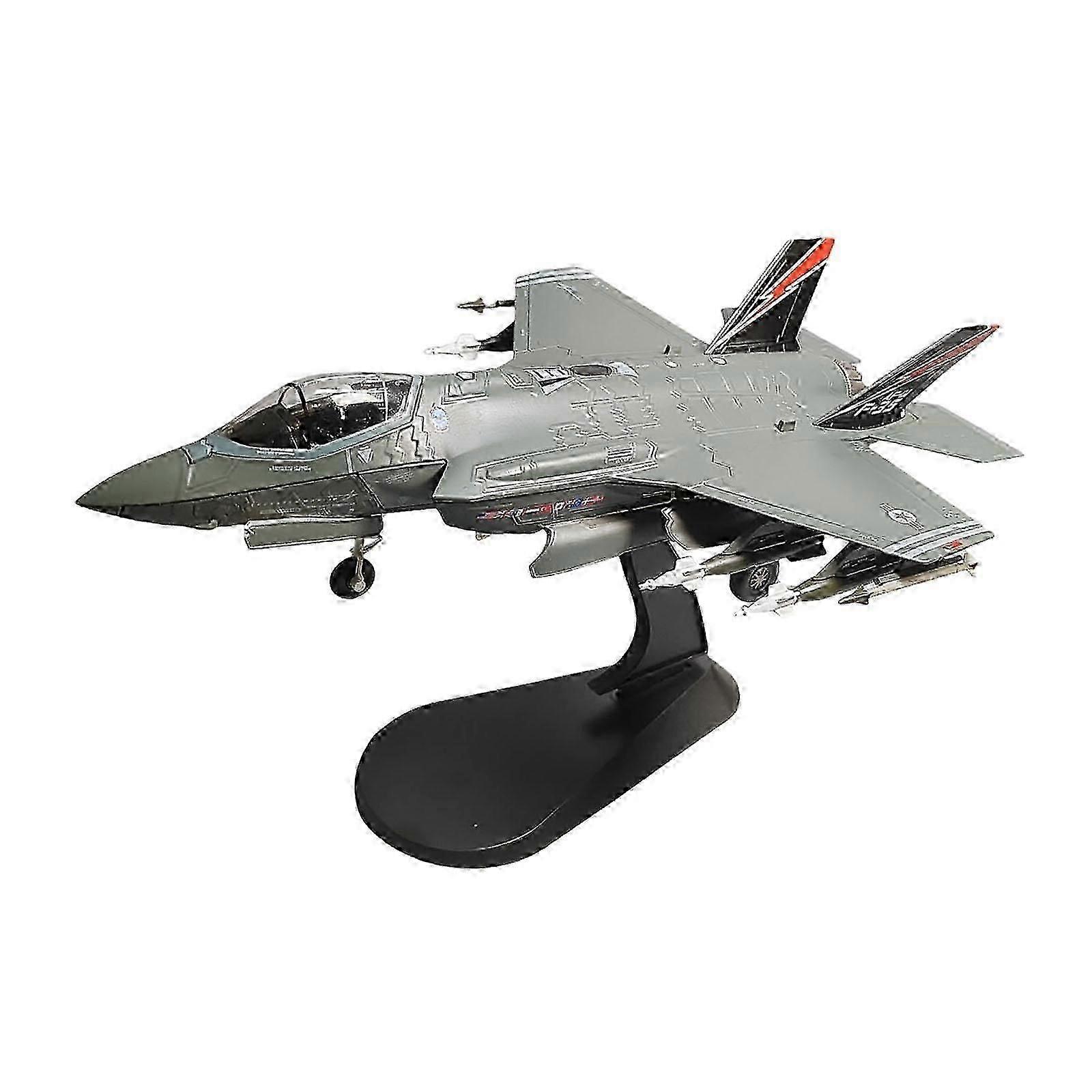 1/72 F 35A Fighter Model Ornament Alloy Airplane Model for Bar Shelf Bedroom