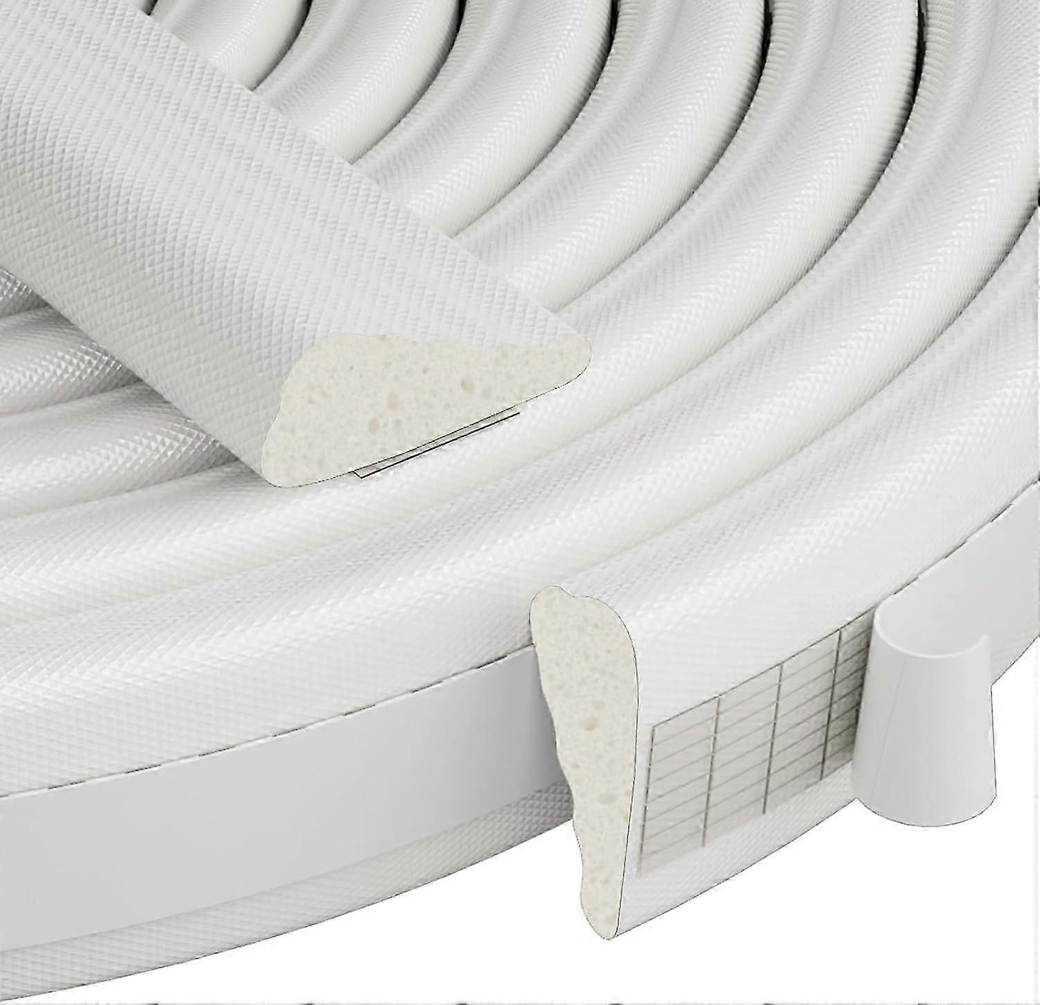Self-Adhesive Weather Stripping Door Seal, 196" Wedge Foam for Insulation, Soundproofing and Anti-Collision Strip