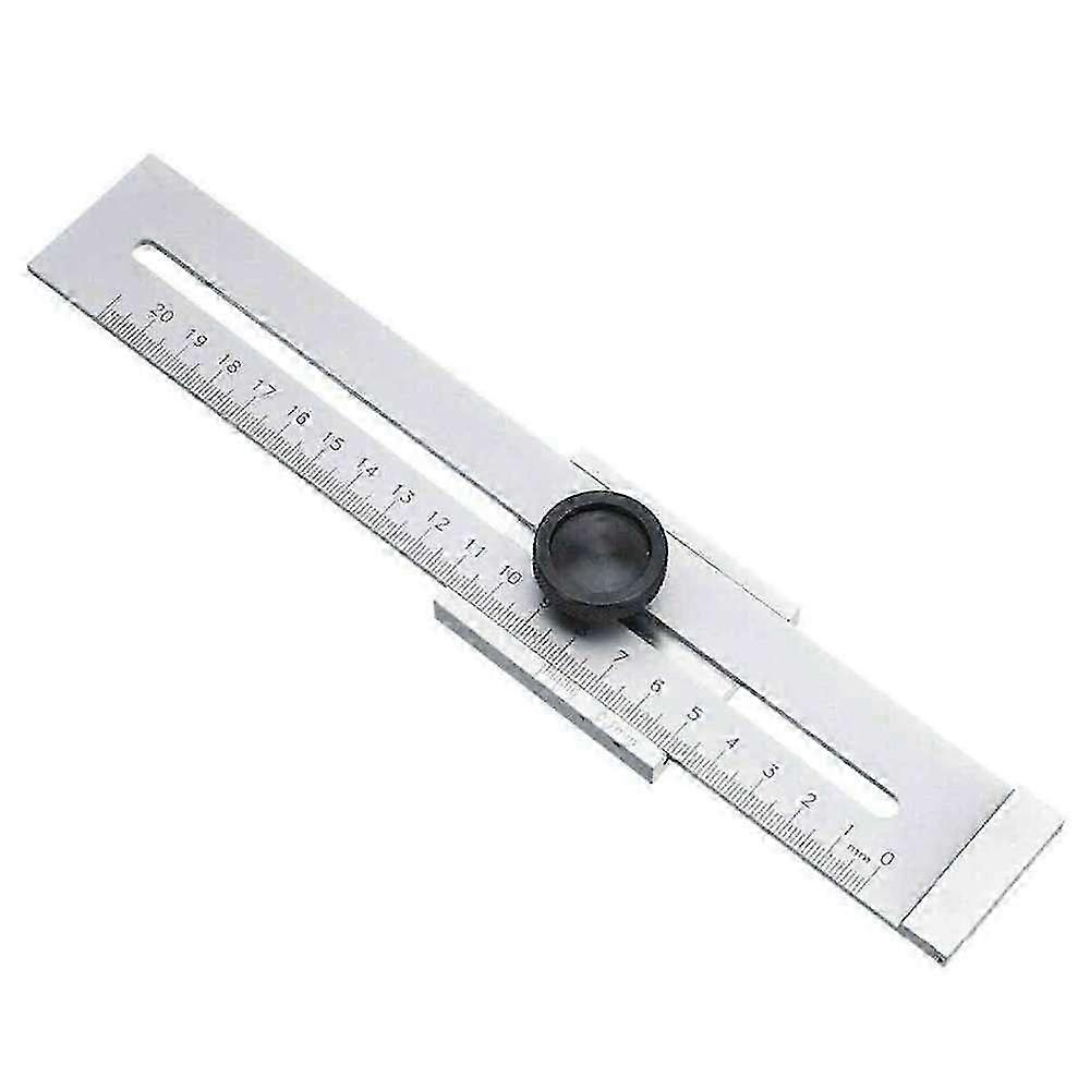 250mm Marking Ruler with Scoring Square - LG13 Precision Tool for Accurate Measurements and Design Layouts