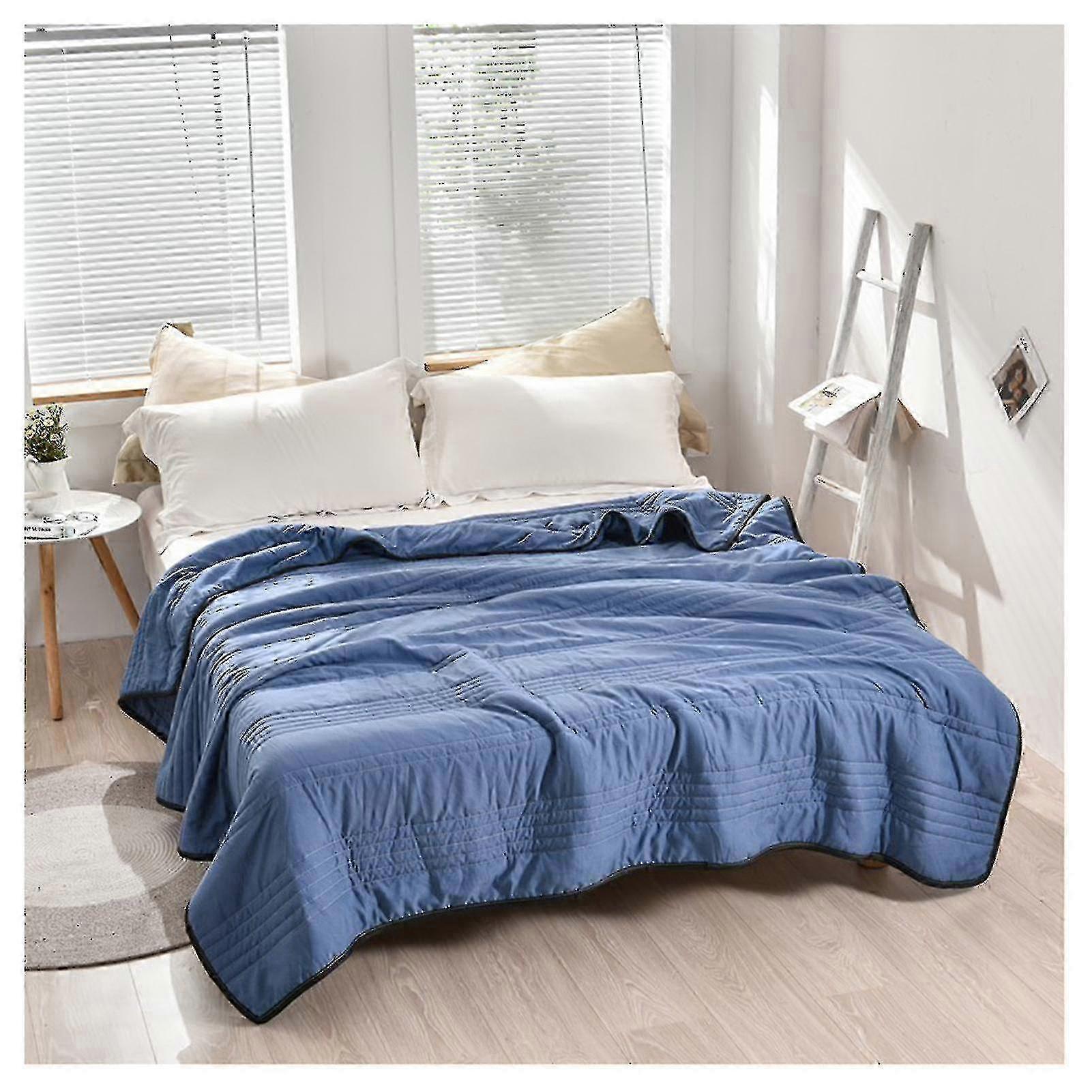 Ultra Cooling Blanket för hela enkelsängar Ultra Soft Tvättbara Filtar för Vuxna Barn 0619