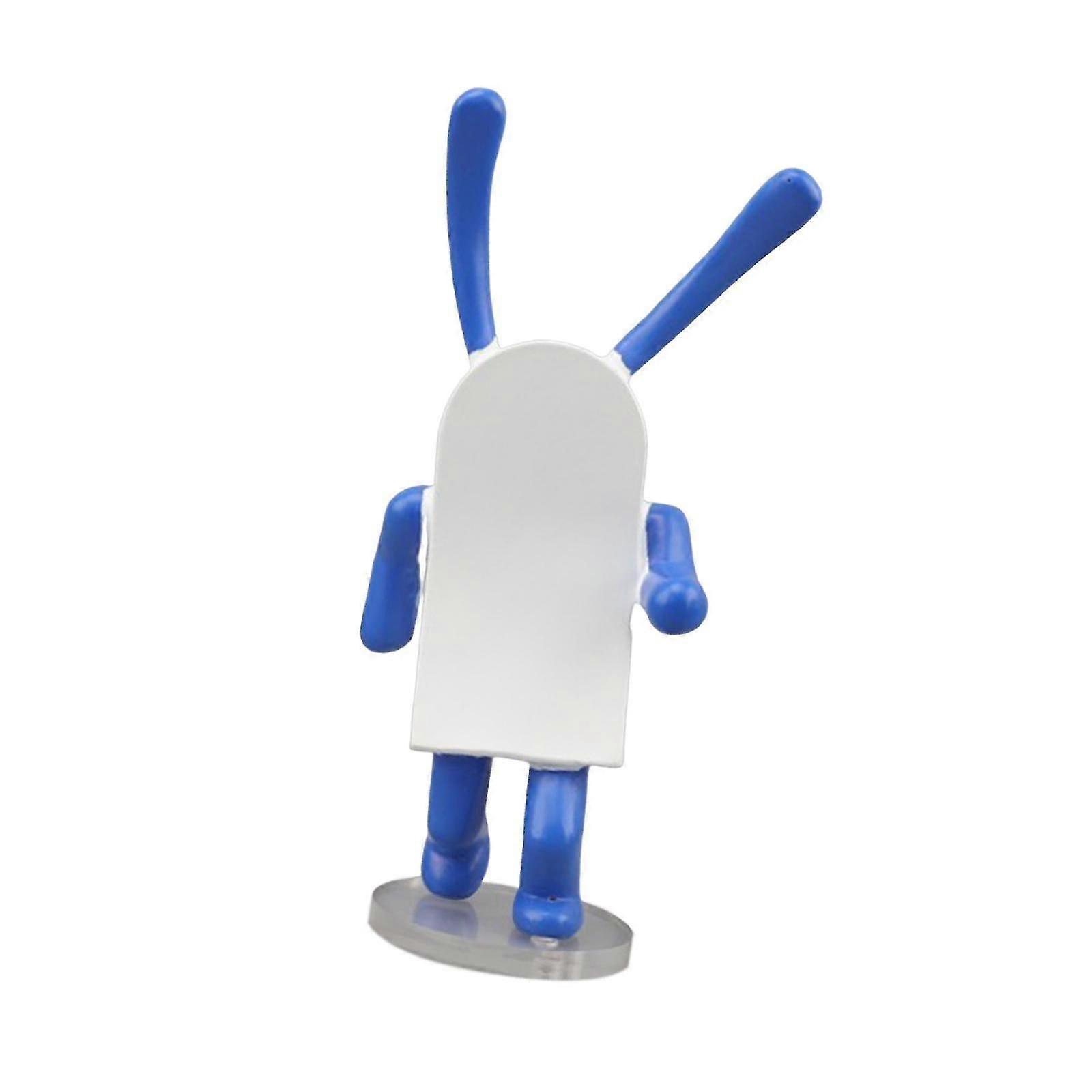 Machine Bunny Statue Collections Tabletop Ornament for Patio Cabinet Balcony