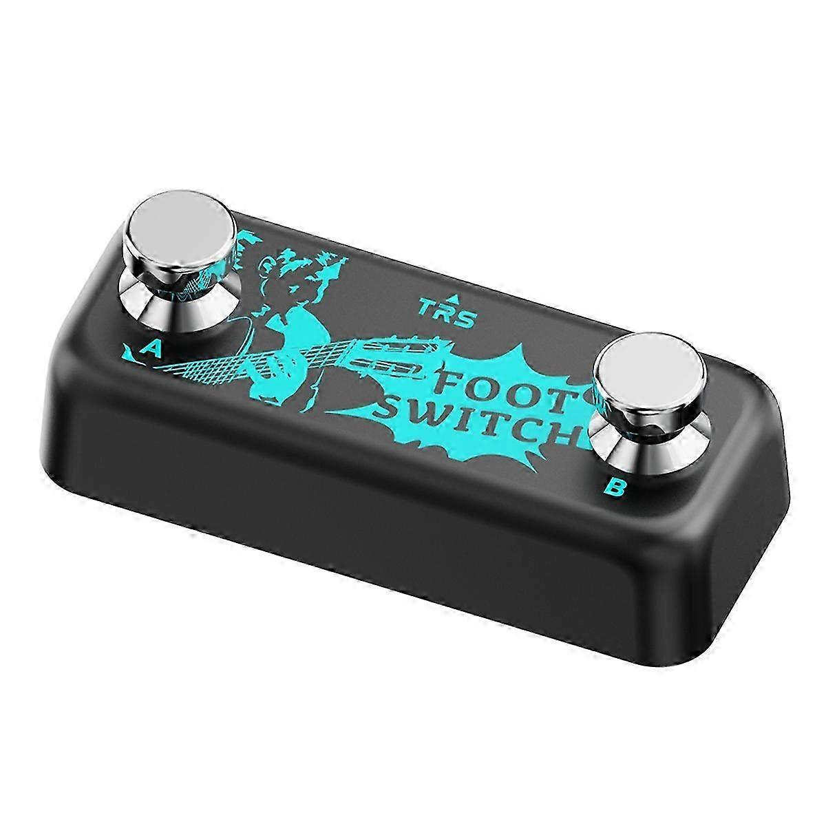 Digital Reverb Guitar Pedal with Double Pedal External Foot Switch - Effects Pedal for Enhanced Sound & Performance