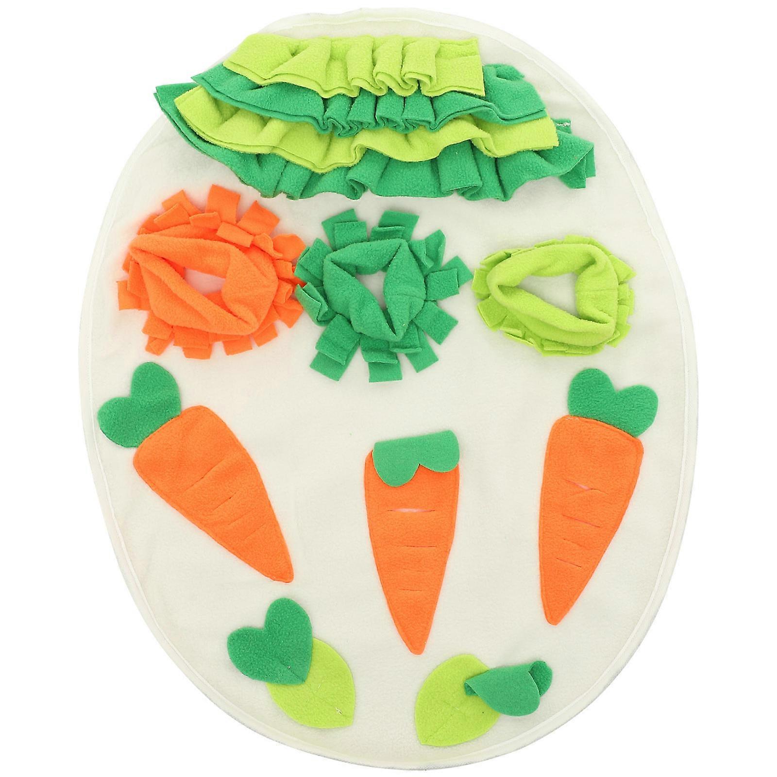 Bunny Snuffle Mat for Pets – Interactive Foraging Feeding Pad for Rabbits, Guinea Pigs & Hamsters, Durable & Washable with Non Slip Base for Snack