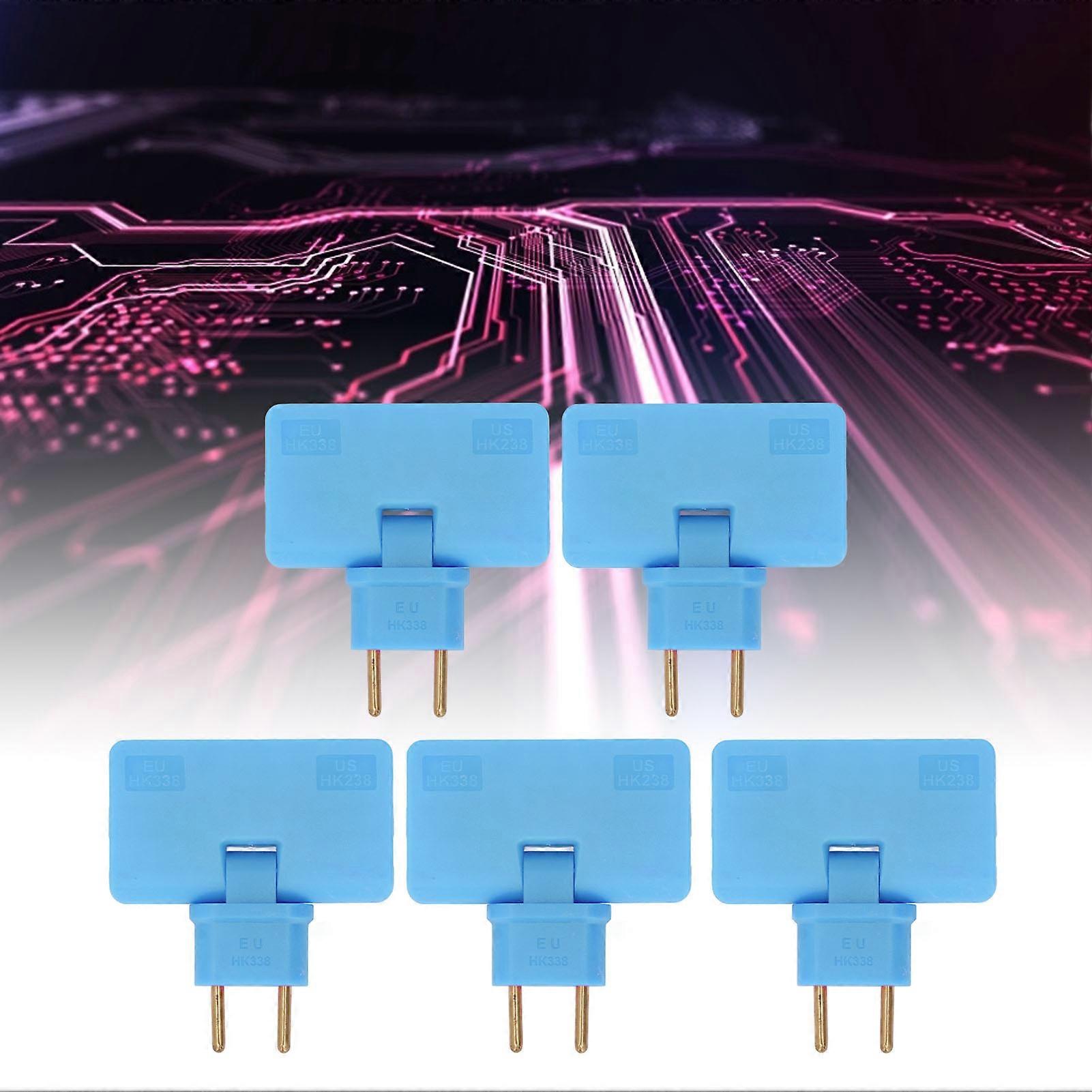 5Pcs  Socket Converter Cordless 180 Degree Extension 1 to 3  Adapter