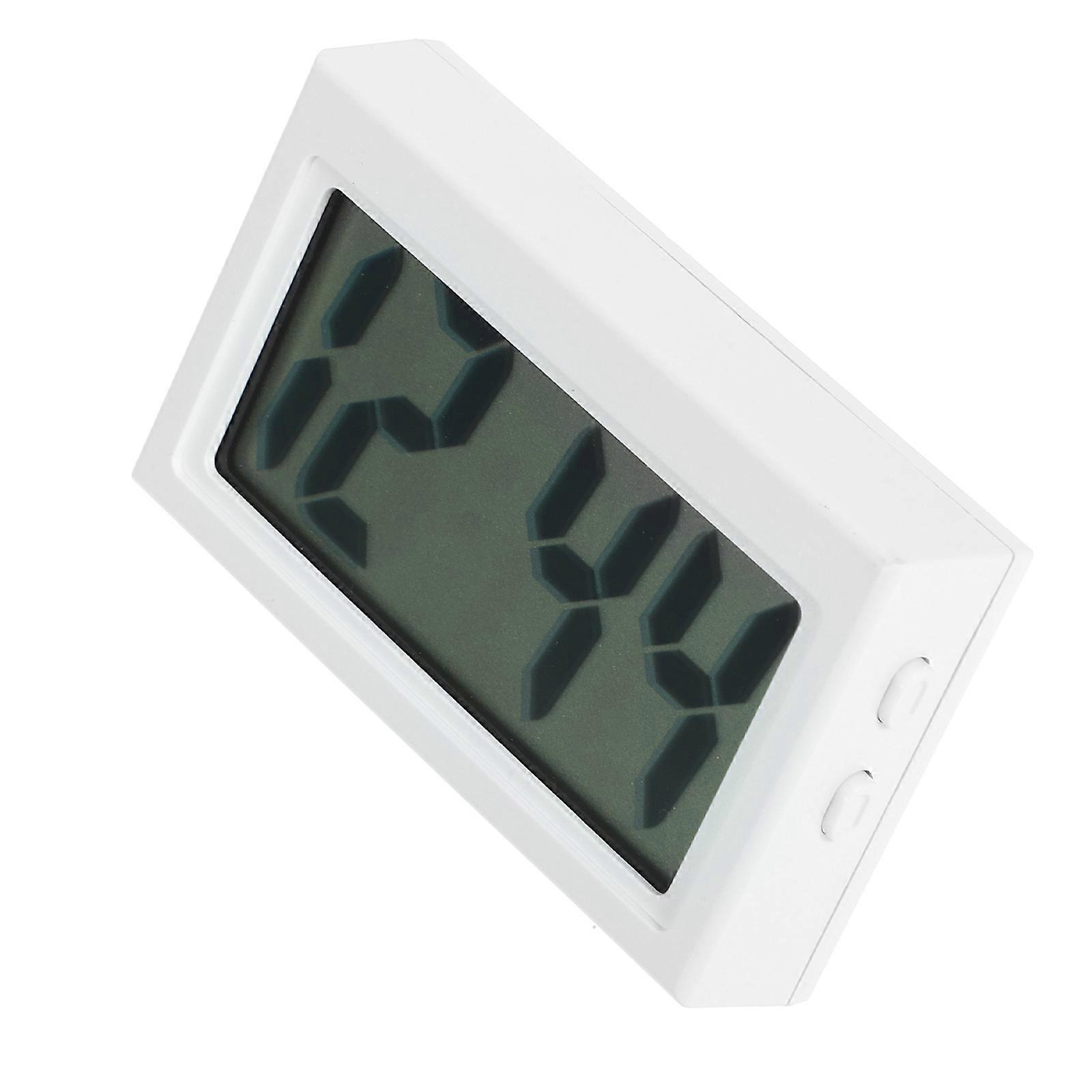 Dashboard Clock Tiny Digital Clock for Drivers Office Use 6.30X3.70X1.70CM Modern Style Time Display 1Pack