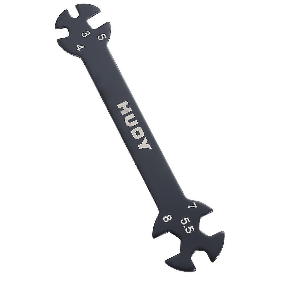 61 Black RC Turnbuckles Wrench Set for 1/10 Scale Cars, Durable Multifunctional Tool for Precision Adjustment