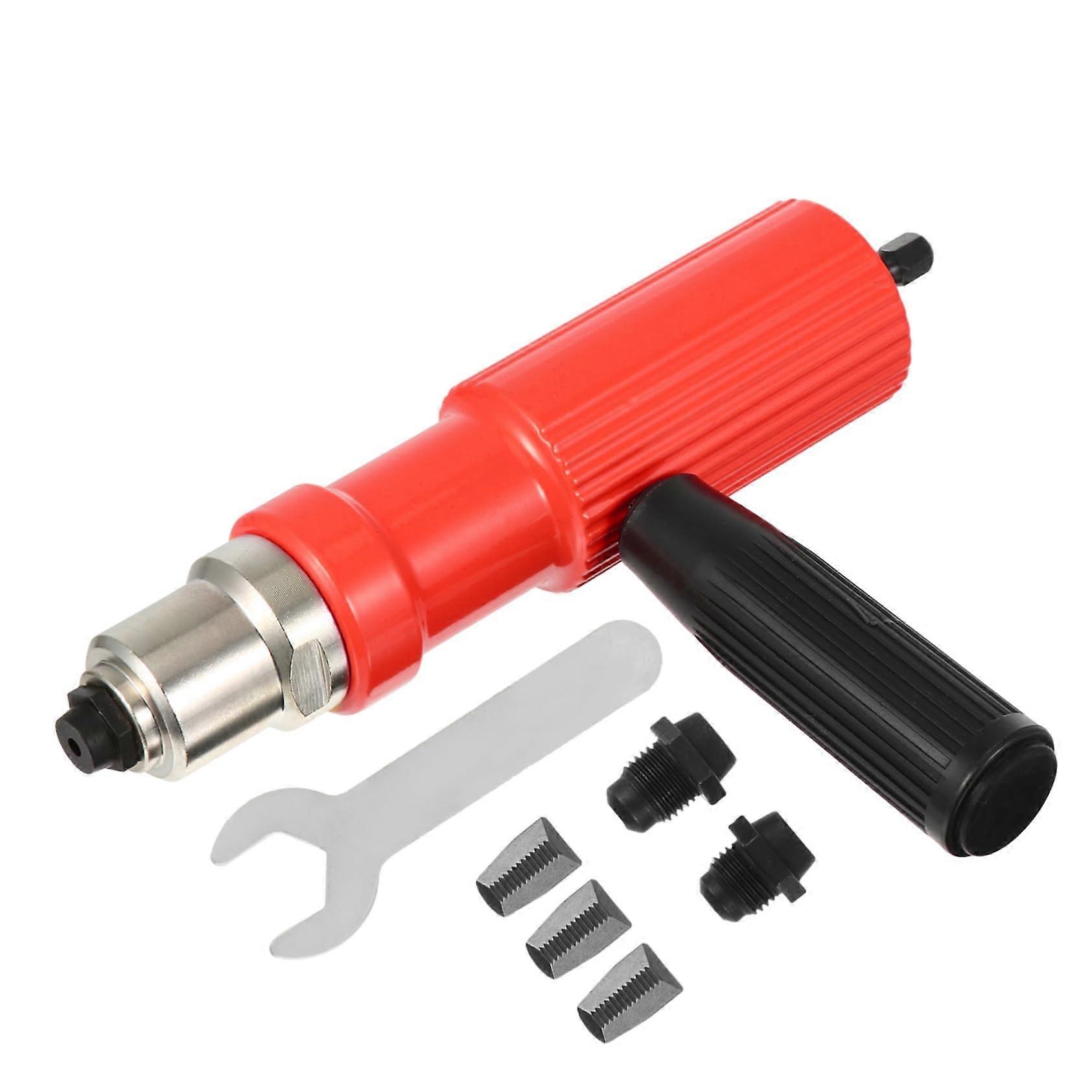 Electric Rivet Gun Tool Bolt Insert Nut Adapter Battery Riveting Device Rivets