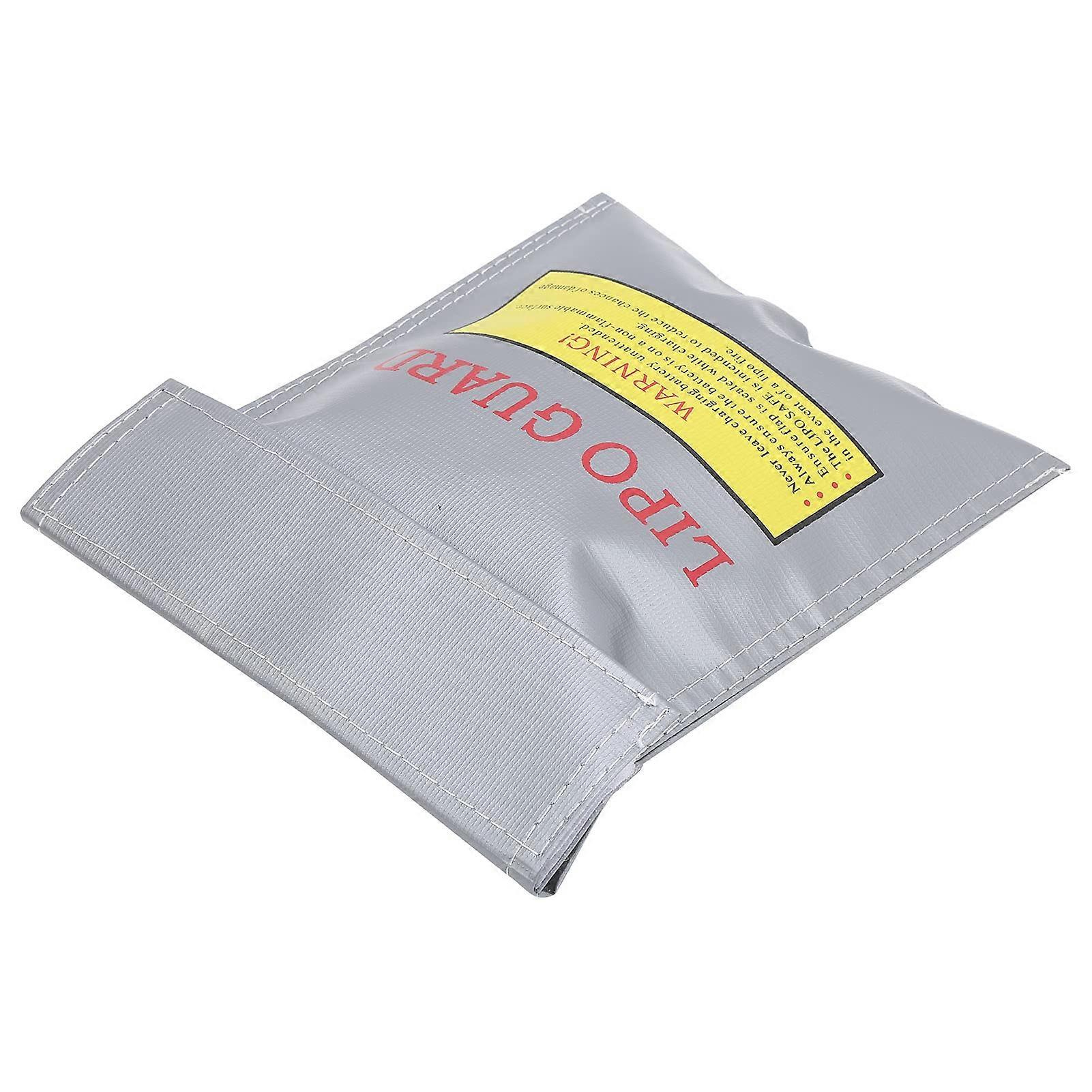 Lipo Fireproof Bag for RC Lipo Batteries, Lightweight Portable Case with Silica Gel Layer, Compatible with Various Sizes