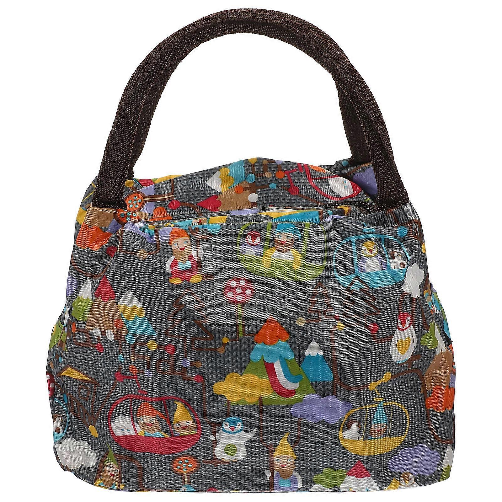 Heat Preservation Lunch Carrying Bag For Small Items With Sturdy Structure And Rectangular Shape 1Pcs