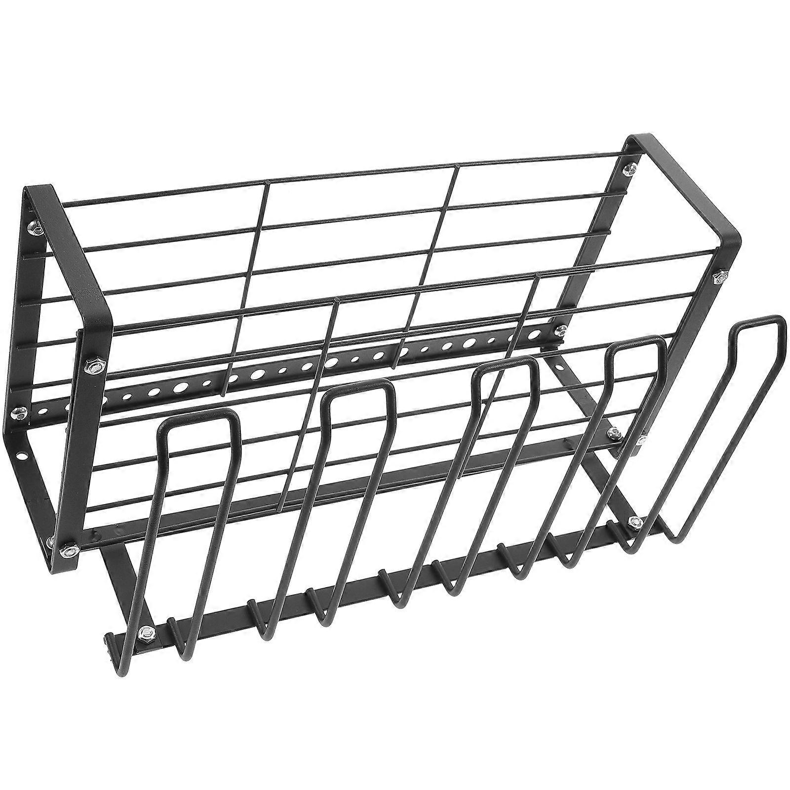 Wall Mounted Tool Storage Cordless Tool Rack For Home Use 44X20CM Carbon Steel Tool Organizer 1Pack