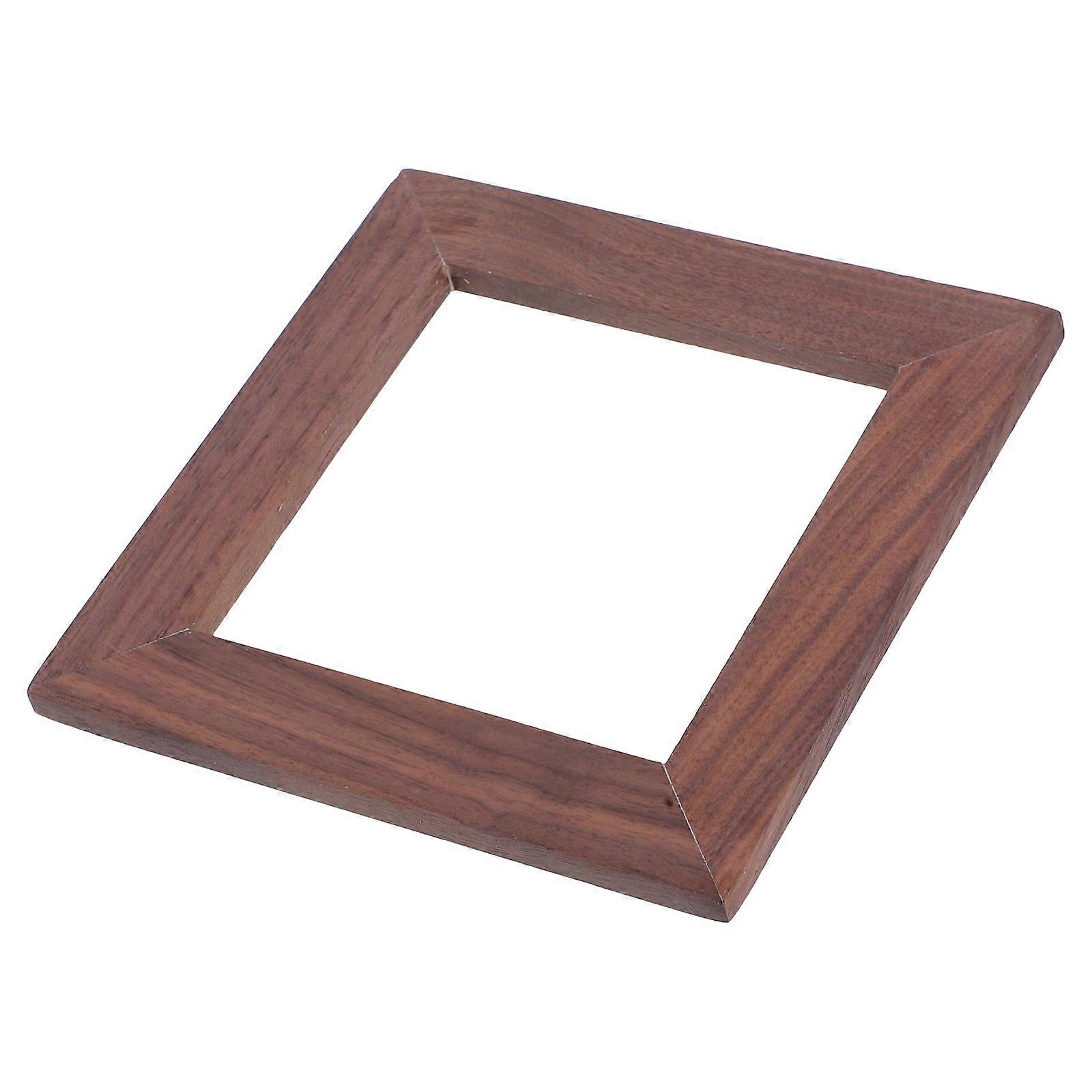 Wooden Decorative Light Switch Cover Plate for Decor Light Brown Solid Wood Wall Socket Cover