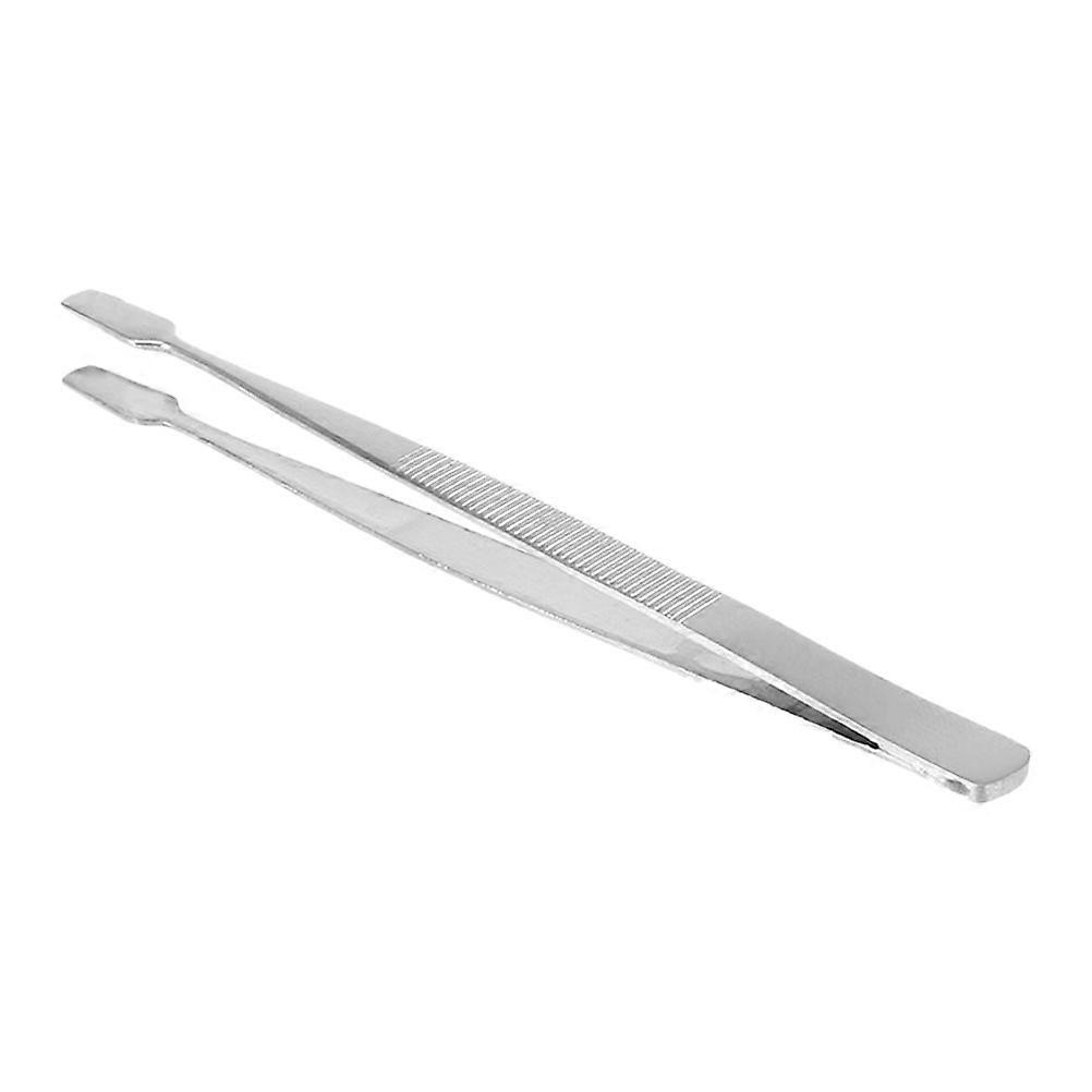 Stainless Steel False Eyelash Tweezers Lightweight Portable for Lash Extensions Precision Application Crafting Silver