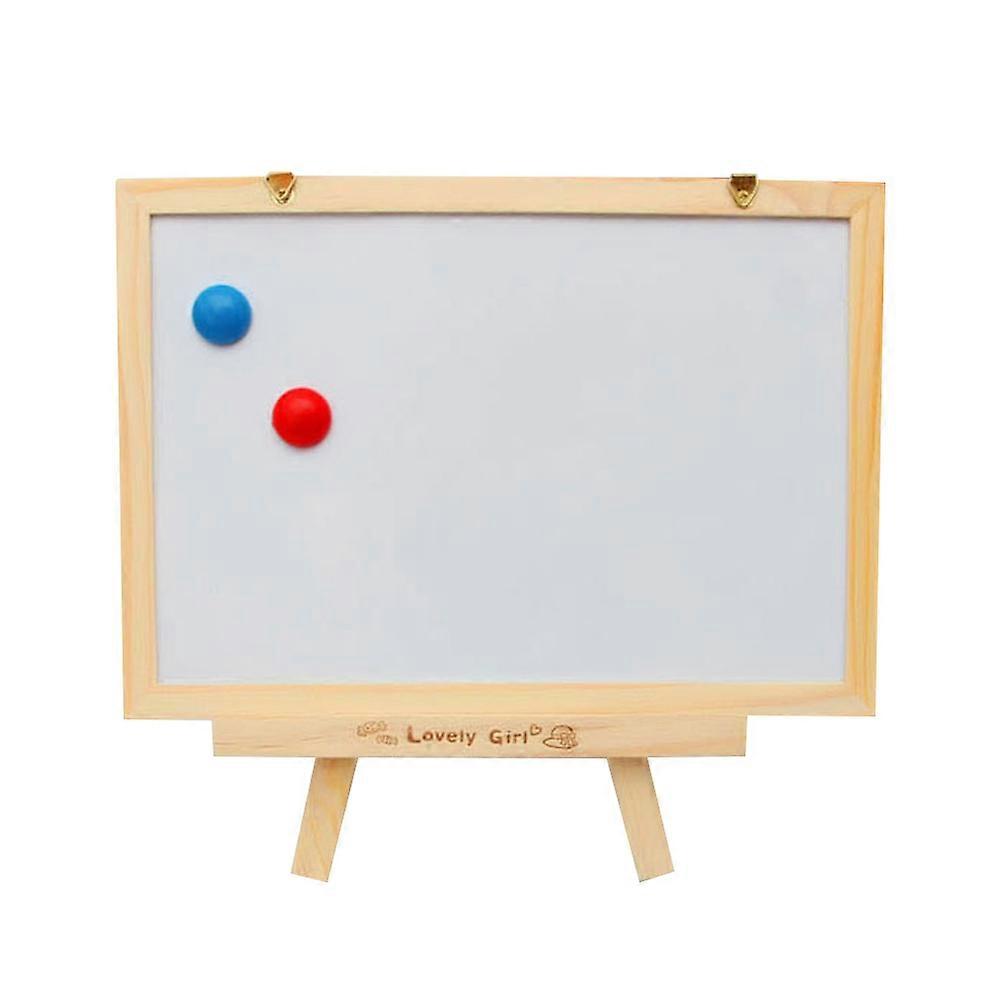 Wooden Board Double Sided Drawing Easel for Kids Writing and Learning
