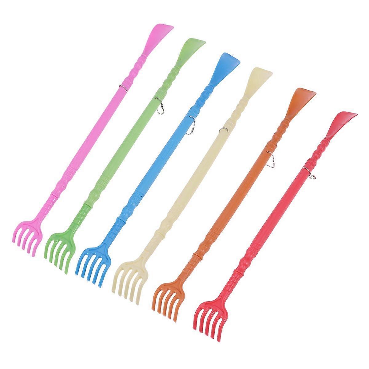 Ergonomic Long Handle Shoe Horn Made of Durable PP Green for Home Use and Travel 10.5 Inches