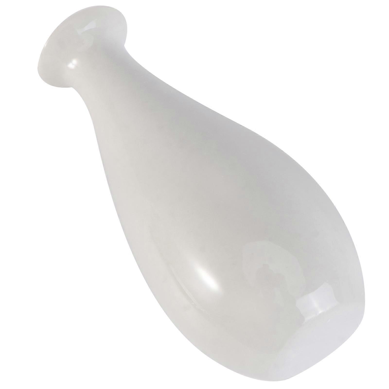 Here's a polished and professional product description based on your input:
**Ceramic Small Vase – White Minimalist Bullet Shaped Flower