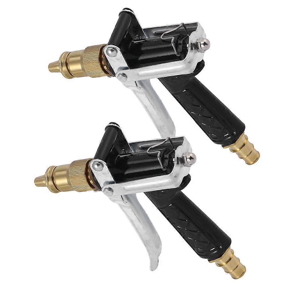 2Pcs Copper Car Wash Nozzle for Household Use with High Pressure and Long Life Assorted Color