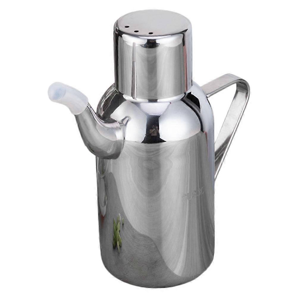 Cylindrical Oil Bottle For Barbecue And Picnic With 20.5X12CM Size And Quality Material 1Pack