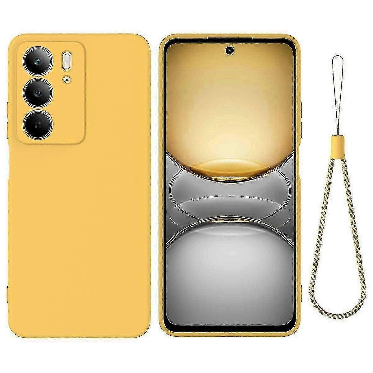 Pure Color Liquid Silicone Shockproof Phone Case