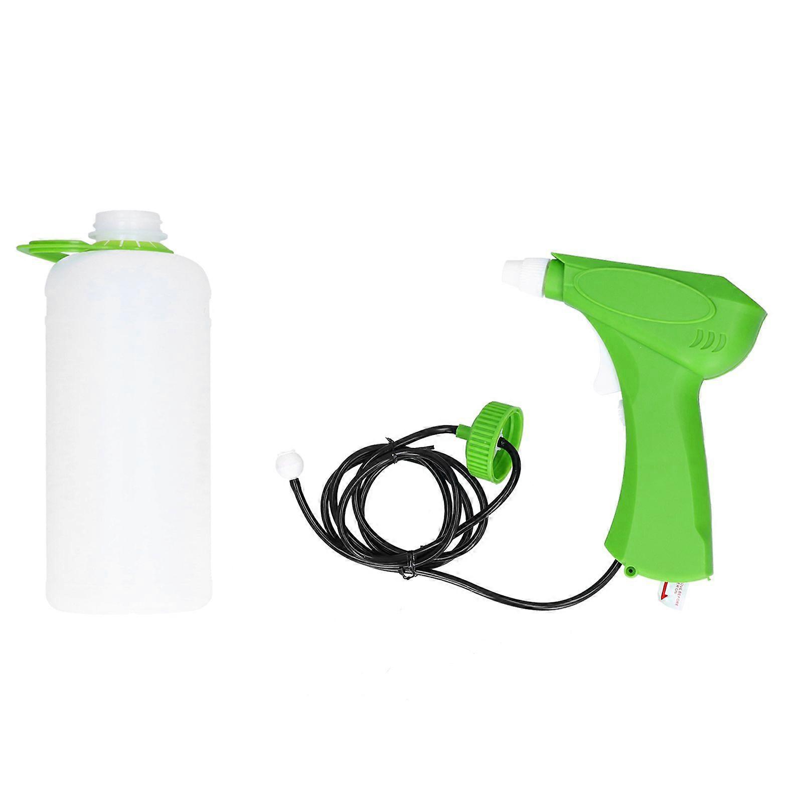 1L Mini Watering Bottle Portable Electric HandHeld Watering Sprayer Can Pot for Garden