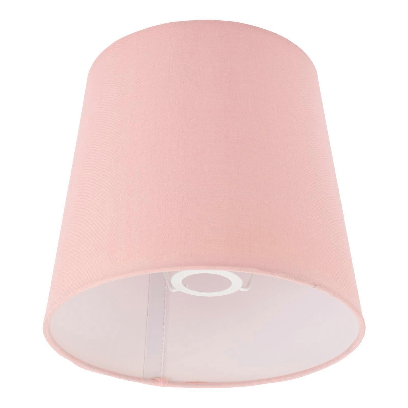 Table Lamp Shade Cloth Lampshade for Bedside Lamp Pink 18x18x16.5cm Light Diffusion 1Set