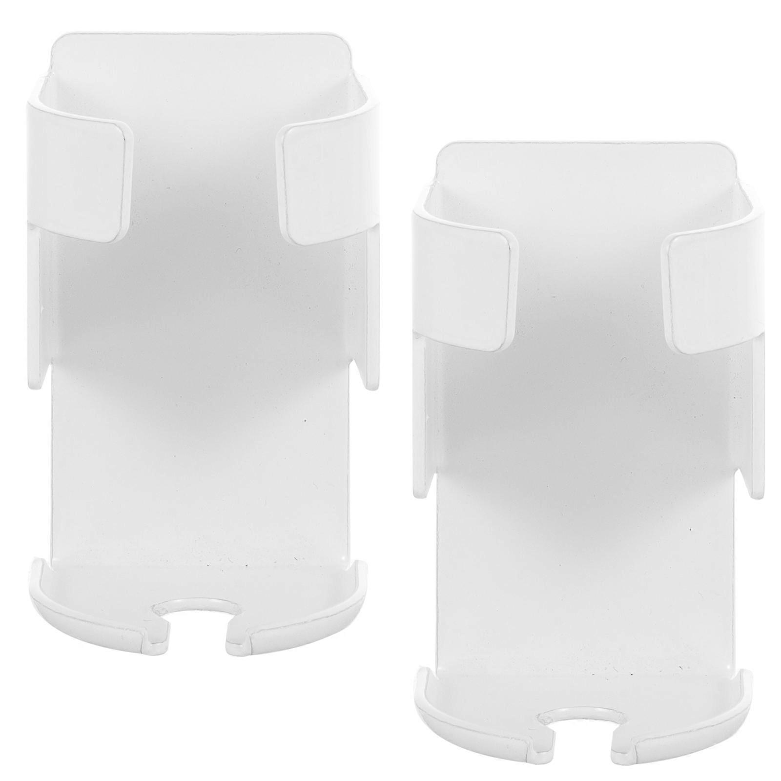 Bathroom Toothbrush Holder Suction Electric Toothbrush Stand Wall Mounted Storage Square 2Pack