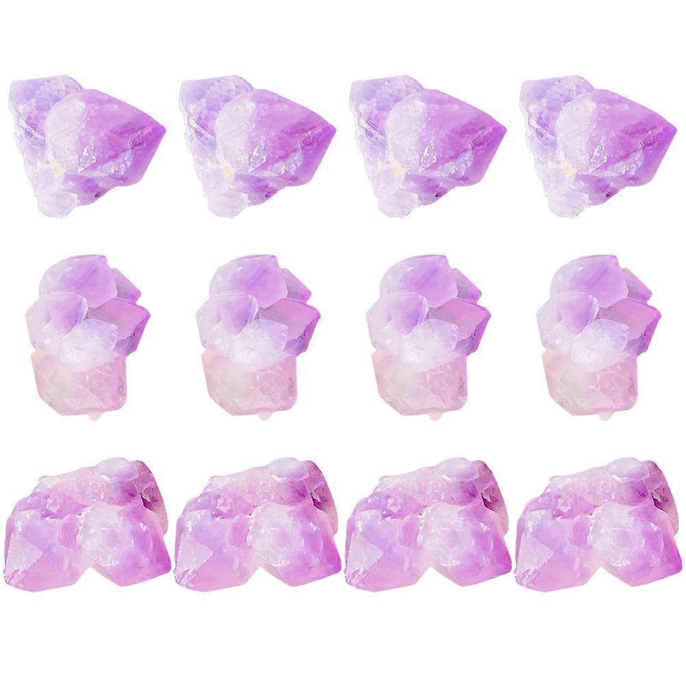 Amethyst Crystals Natural Tumbled Stones for Decorative Home Use, Flower Arrangements, Aquariums, and Seasonal Celebrations