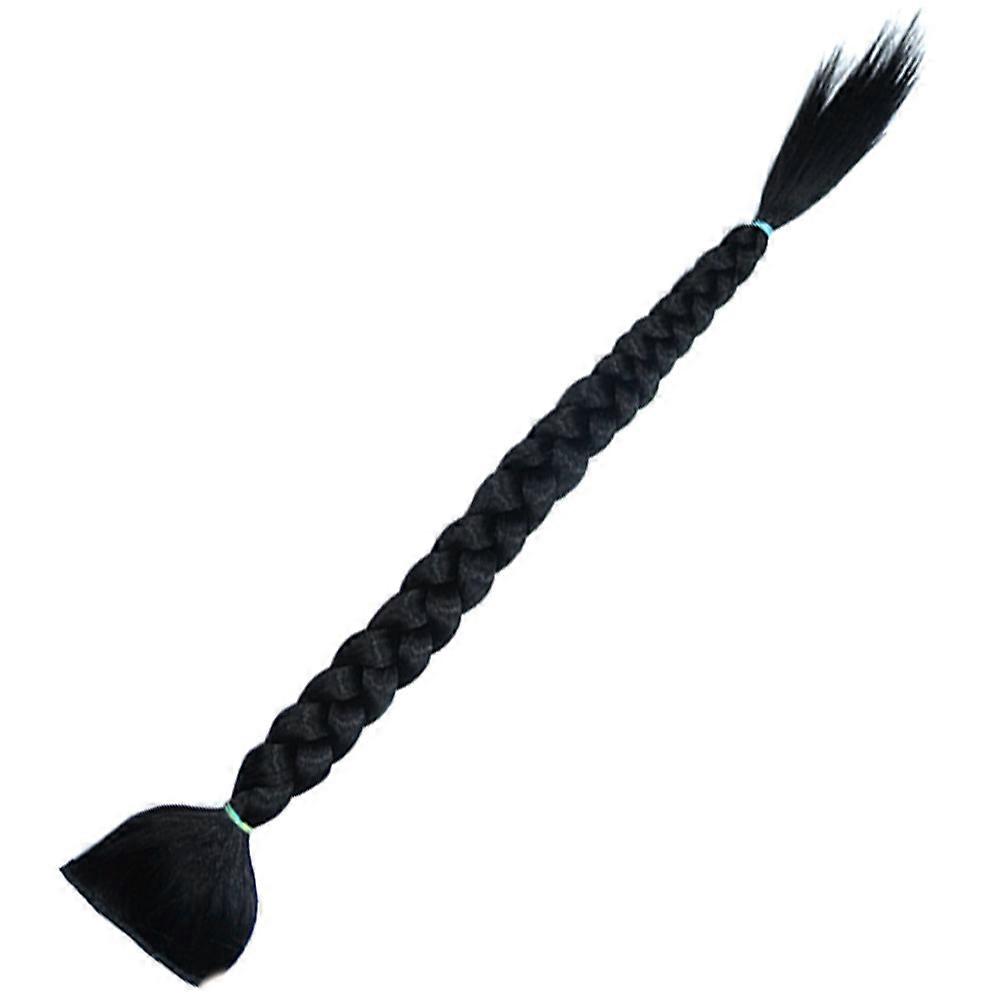 It looks like you've provided a product listing or title for **hair extensions**, specifically a **ponytail extension** with **braided or wavy curly