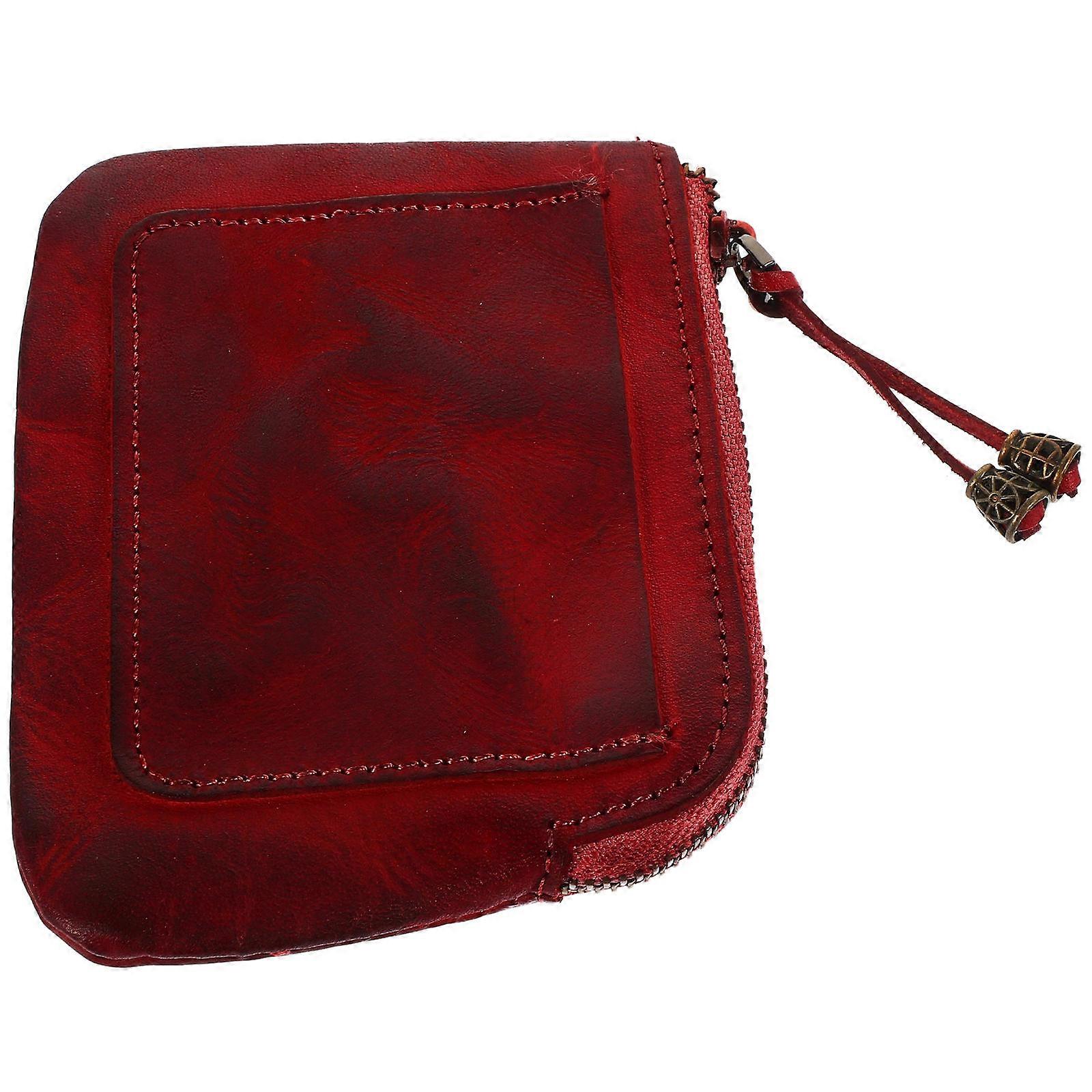 Small Coin Wallet For Ladies Durable Cowhide Design Ideal For Birthdays And Anniversaries 1Set