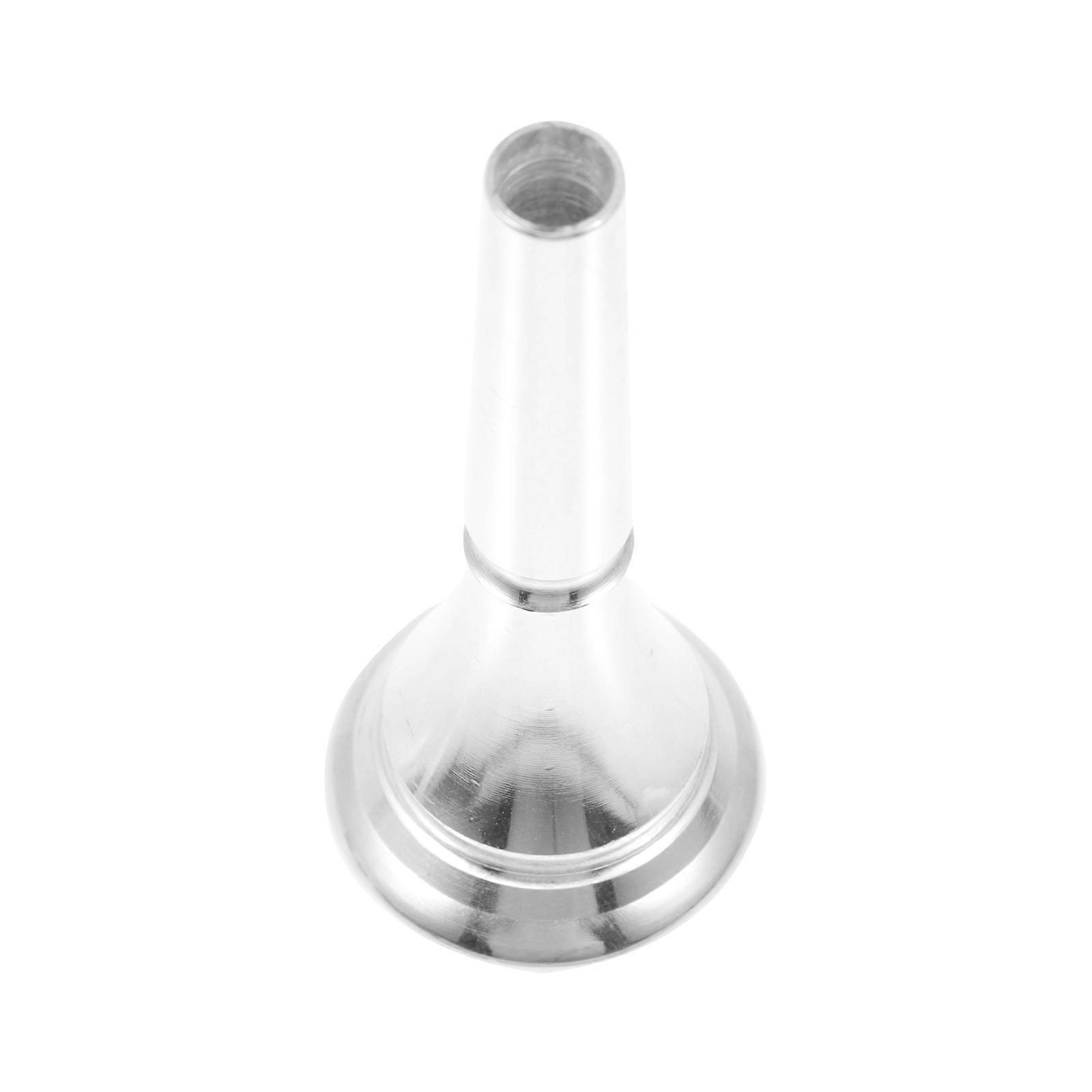 Horn Mouthpiece Silver Plated Replacement for Musical Instruments Easy to Clean High Sound Quality for Beginners and Professionals