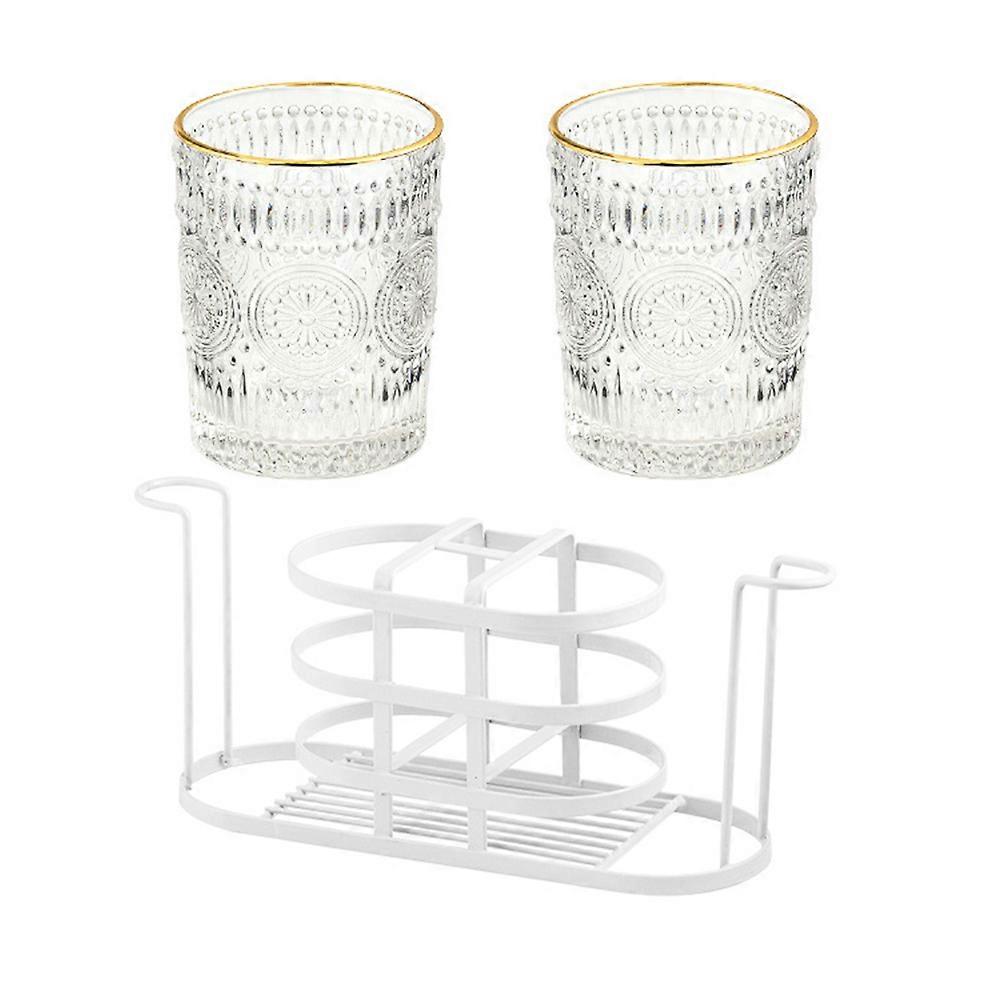 Quality Glass Toothbrush Rack Set of 1 Set for Ventilation in Bathroom Ideal for Household Users