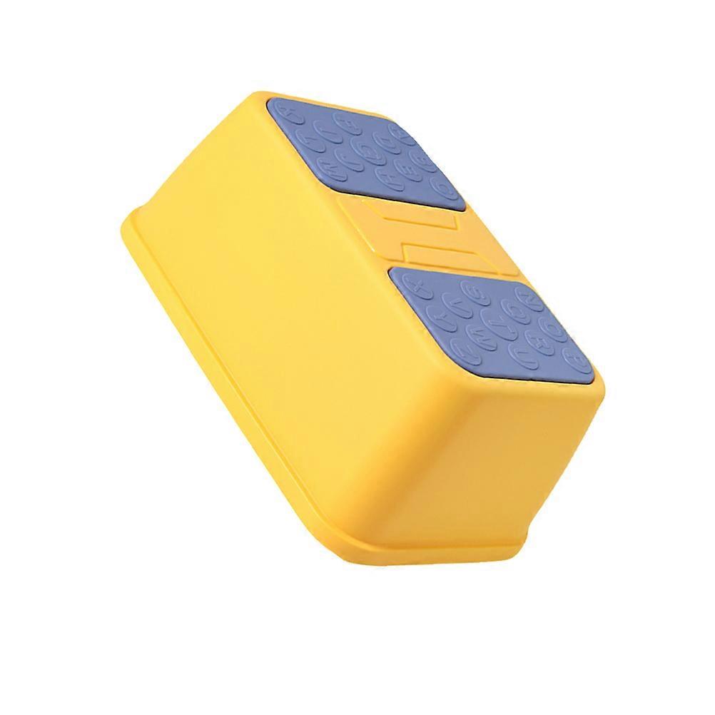 Stable Footstool For Toddlers In Daily Life 35.5x22.5cm Yellow 1Pack