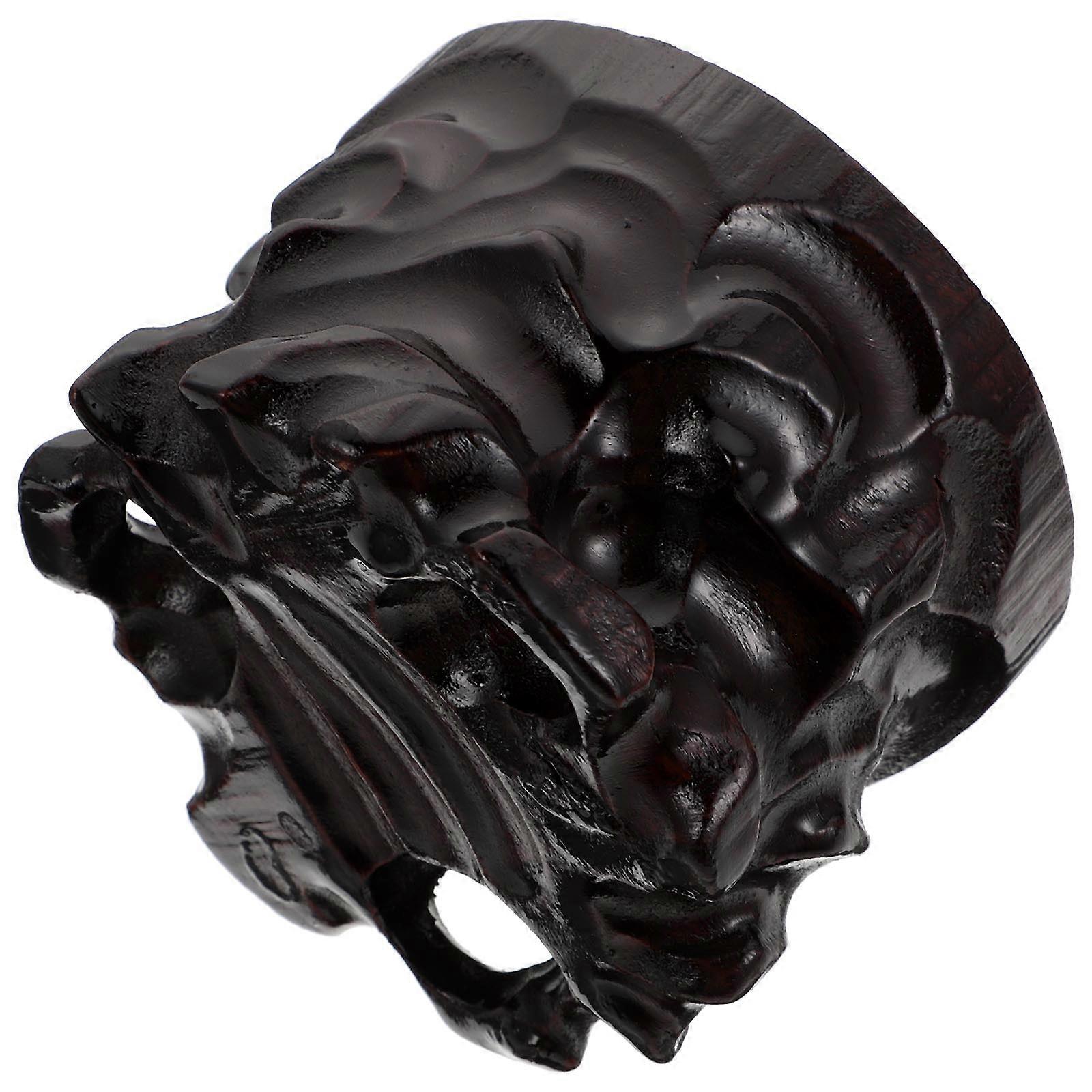 Antique Display Rack with Dark Red Base for Home Office Display