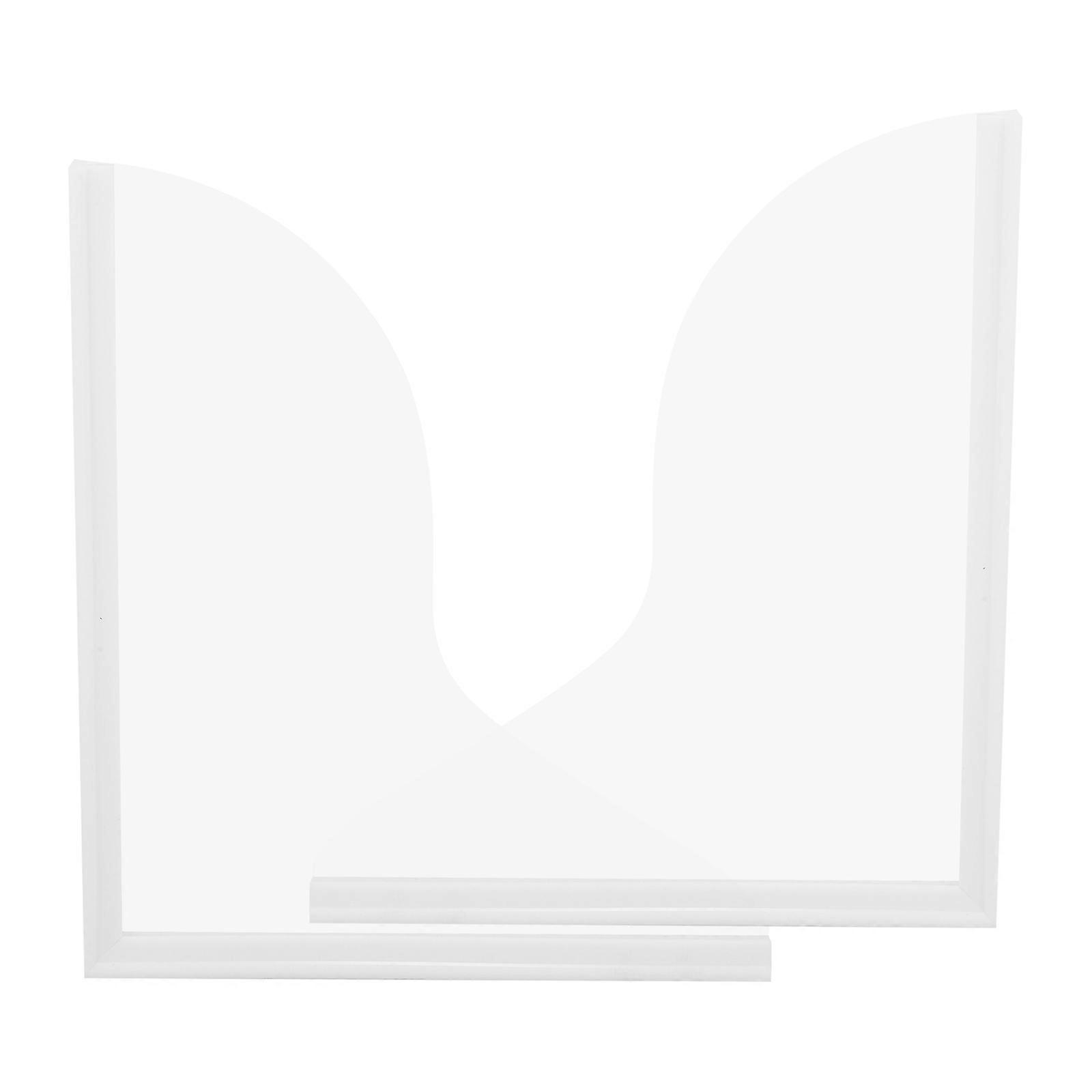 Acrylic Bathtub Splash Guard for Shower Splashing Protection Transparent Sturdy and Stable Fits Most Tubs