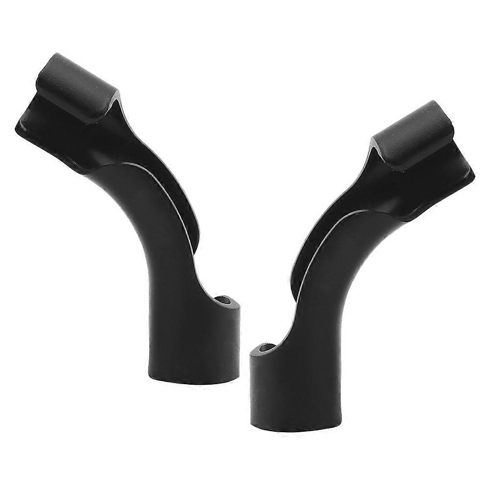 Black ABS Hose Bender for Fuel Tank with Ideal Angle Compatible with Racing Containers 2pcs