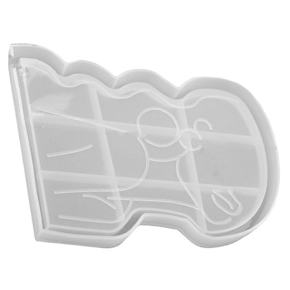 Creative Casting Mold Fruit Plate For Craft Making And Decoration Featuring Smooth Round Silicone 1Pcs