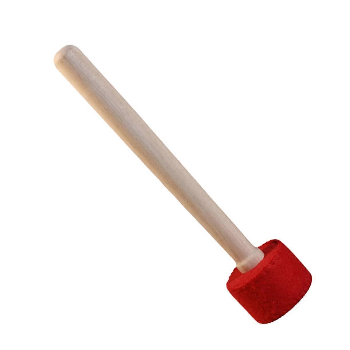 Singing Bowl Hammer with Silicone Head, Lightweight Striker for Meditation, Yoga Compatibility, Easy to Clean and Portable