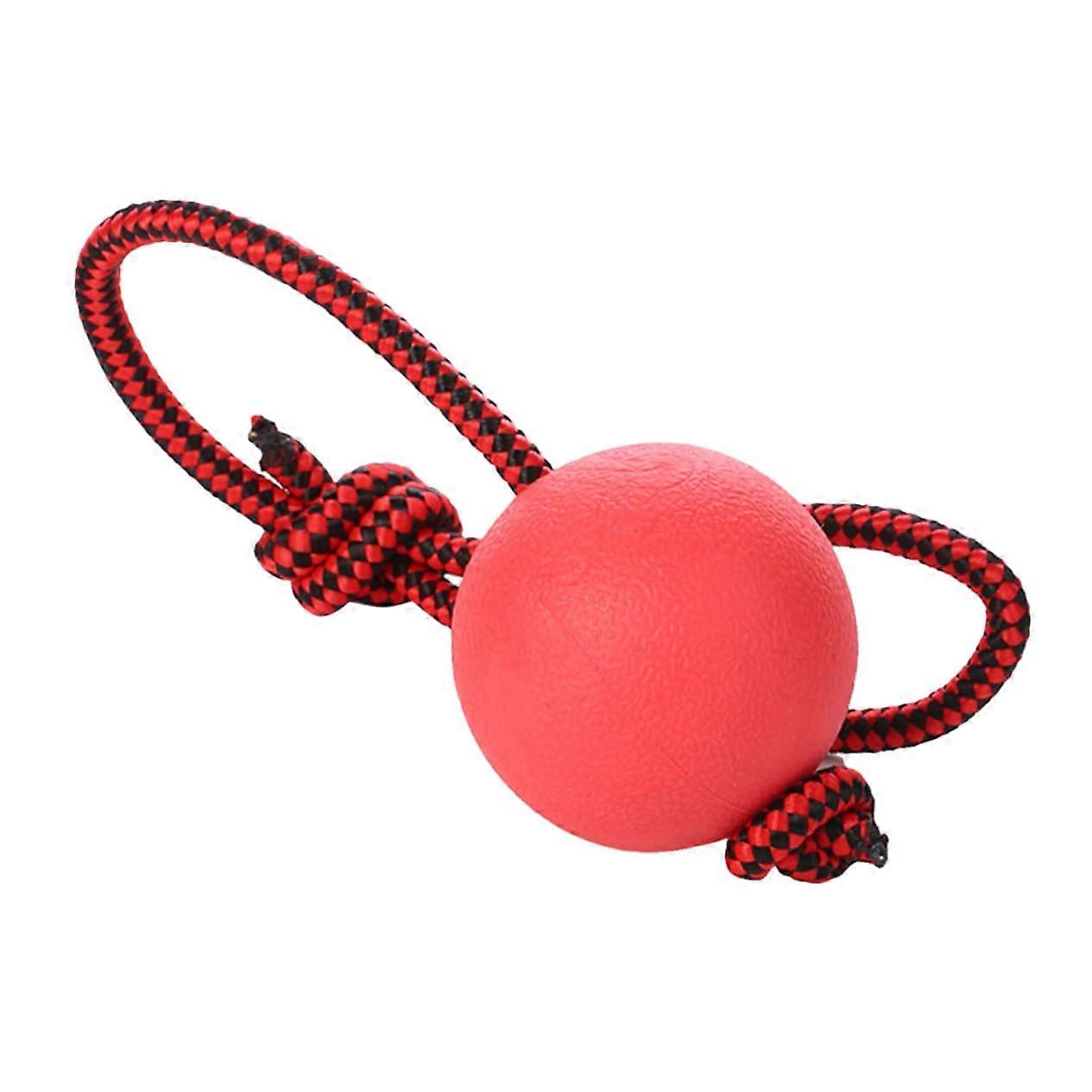 Durable Rubber Dog Chew Toy with Rope for Dental Care, LongLasting and StressRelieving for Small and Medium Pets
