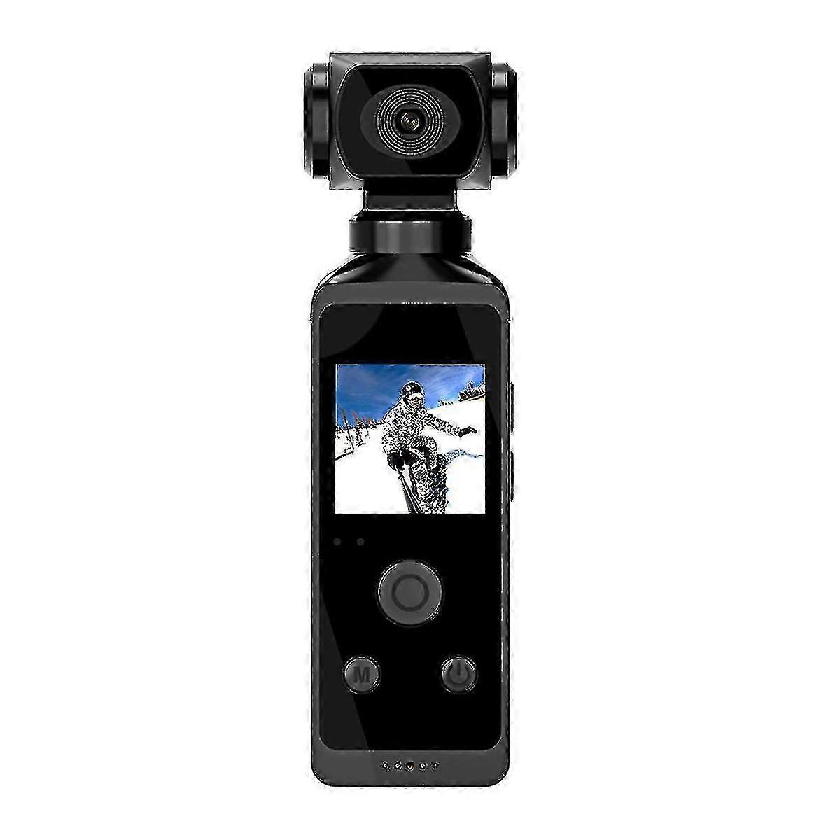 4K Action Camera with HD LCD Screen, 270° Rotatable WiFi, Waterproof Case for Sports Enthusiasts