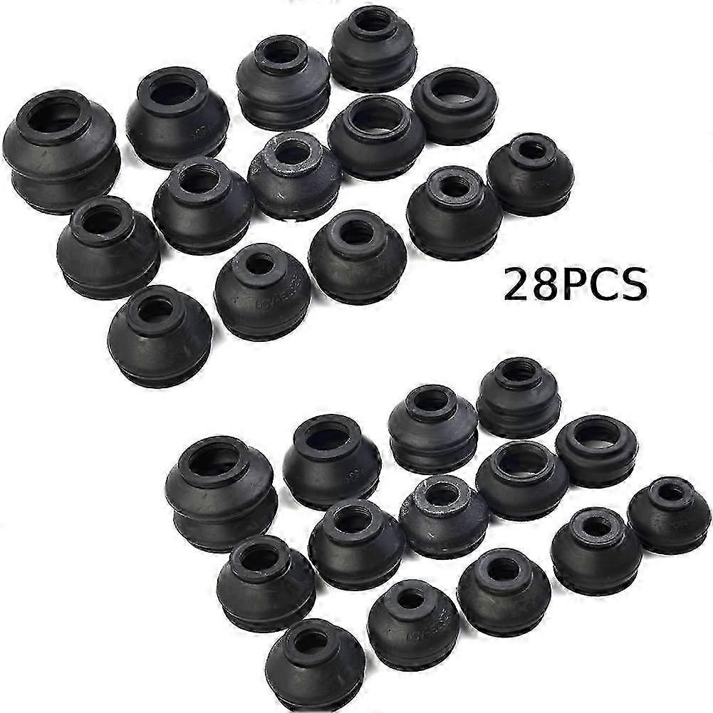 28pcs Rubber Boot Covers for Steering Track Rod End Ball Joints Replacement